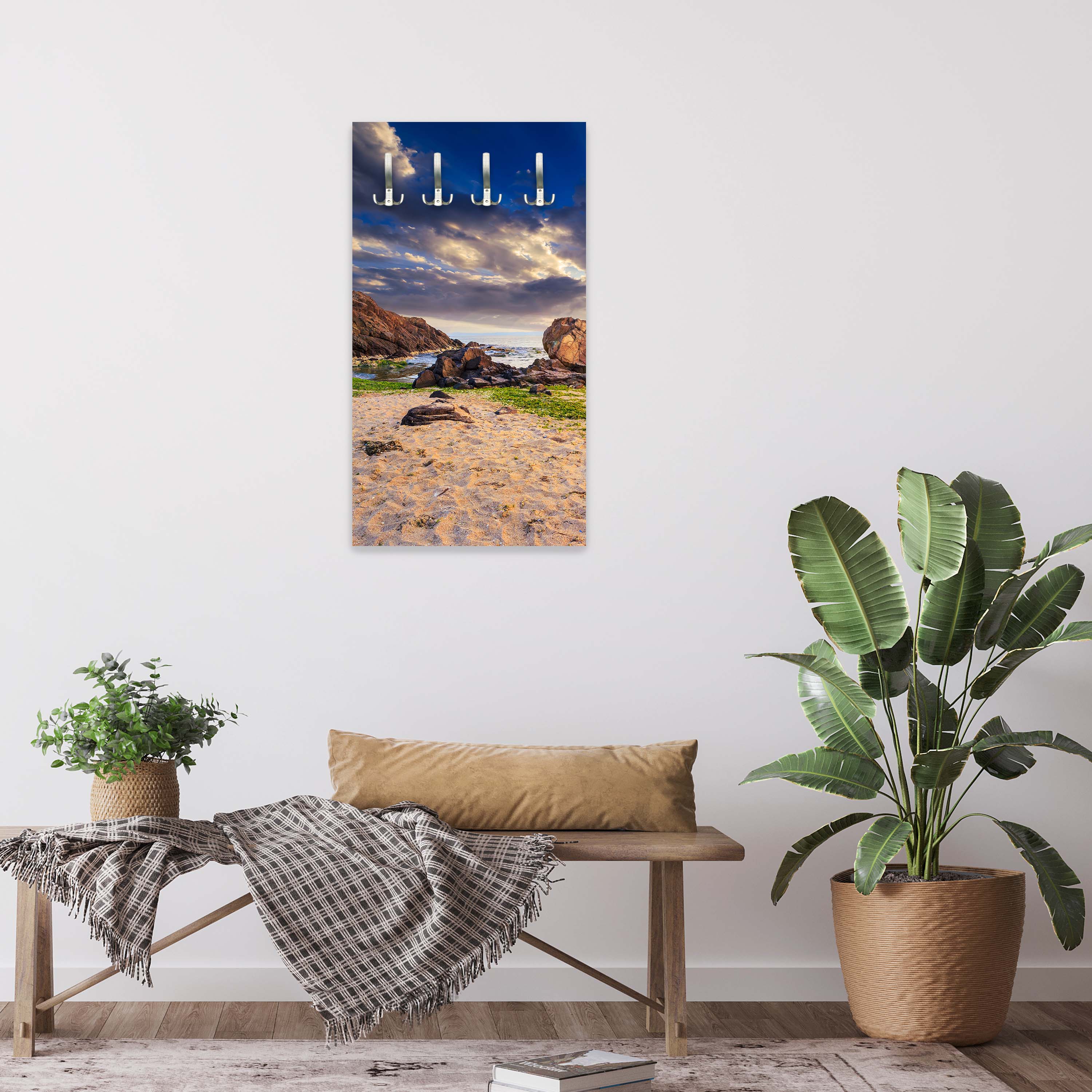 Garderobe Küste bei Sonnenuntergang M0044 entdecken - Bild 2 Garderobe Küste bei Sonnenuntergang M0044 entdecken - Bild 2