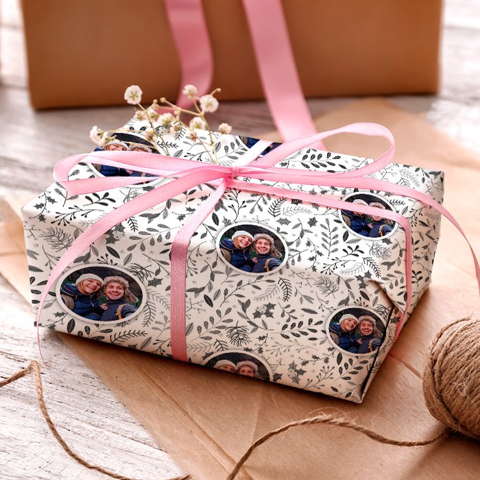 Geschenkpapier personalisiert Geschenkpapier Weihnachten Stechpalme grau Foto M0047 - Bild 3 Geschenkpapier personalisiert Geschenkpapier Weihnachten Stechpalme grau Foto M0047 - Bild 3
