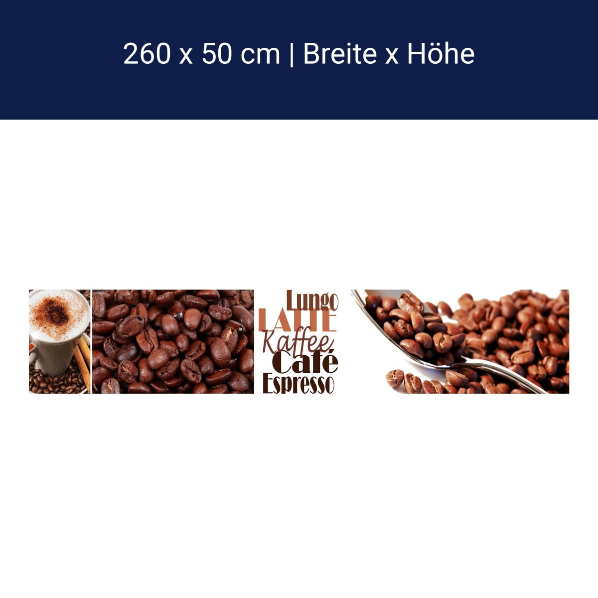 Küchenrückwand Kaffee M0047