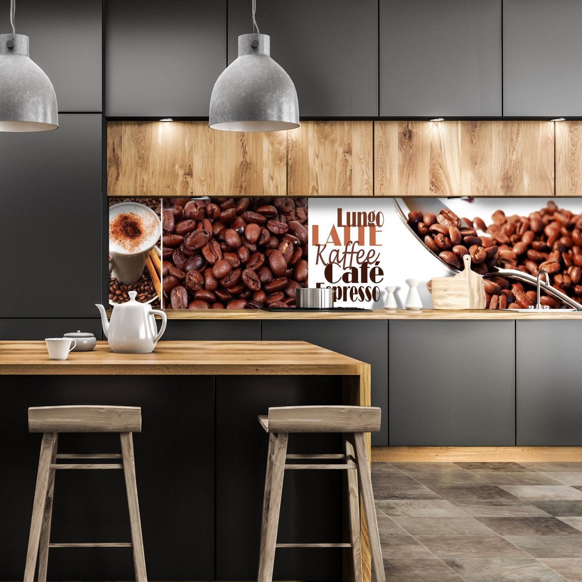 Küchenrückwand Kaffee M0047 entdecken - Bild 1 Küchenrückwand Kaffee M0047 entdecken - Bild 1