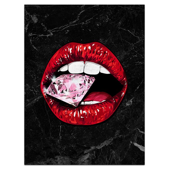 Acrylbild Acrylbild Lippen, Hochformat M0048 M0048 - Bild 1 Acrylbild Acrylbild Lippen, Hochformat M0048 M0048 - Bild 1