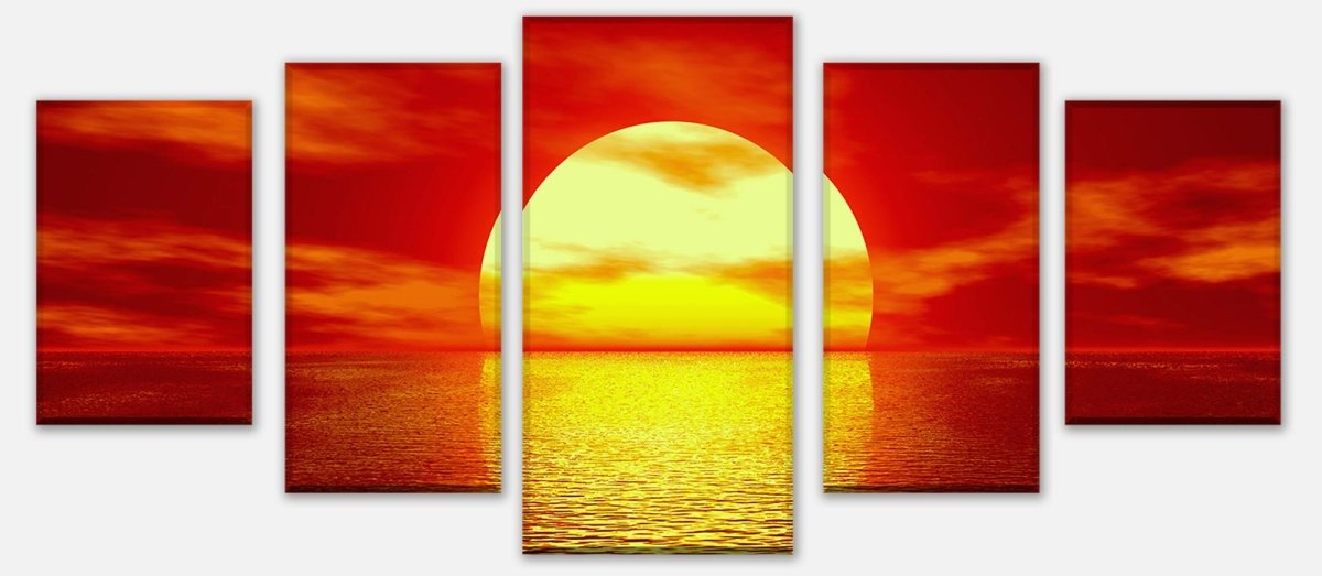 Leinwandbild Mehrteiler Sonnenuntergang M0048 entdecken - Bild 1 Leinwandbild Mehrteiler Sonnenuntergang M0048 entdecken - Bild 1