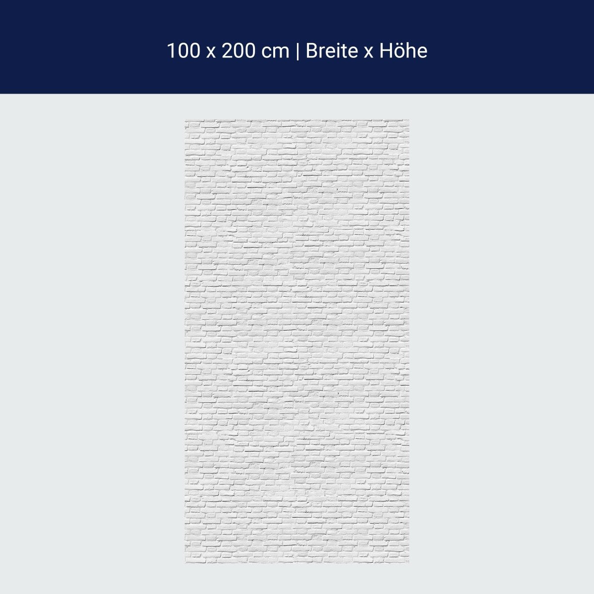 Duschwand weisser Backstein M0050 Duschwand weisser Backstein M0050