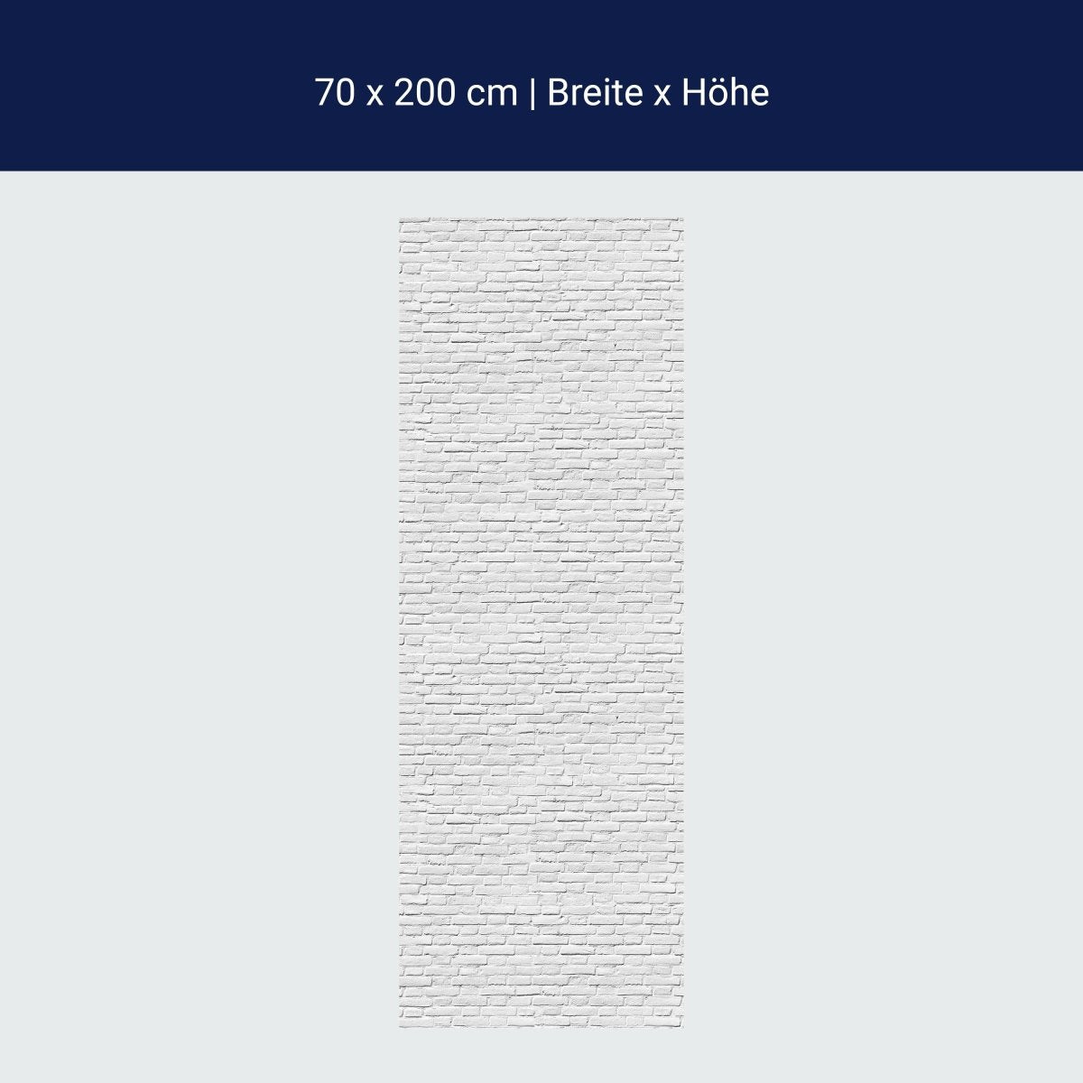 Duschwand weisser Backstein M0050 Duschwand weisser Backstein M0050