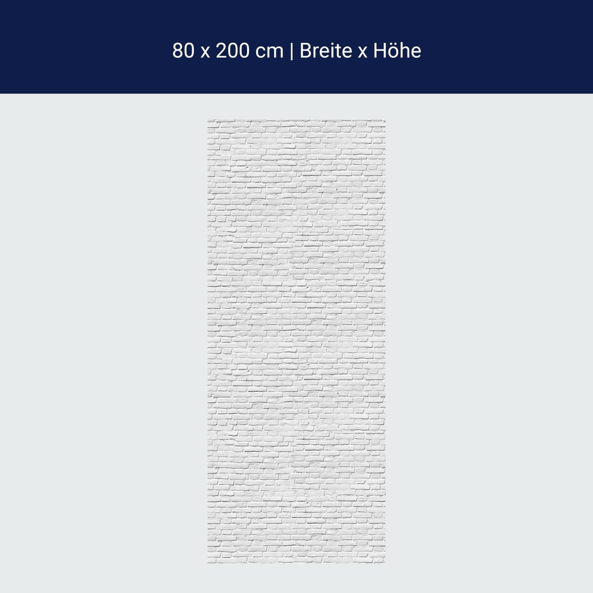 Duschwand weisser Backstein M0050 Duschwand weisser Backstein M0050