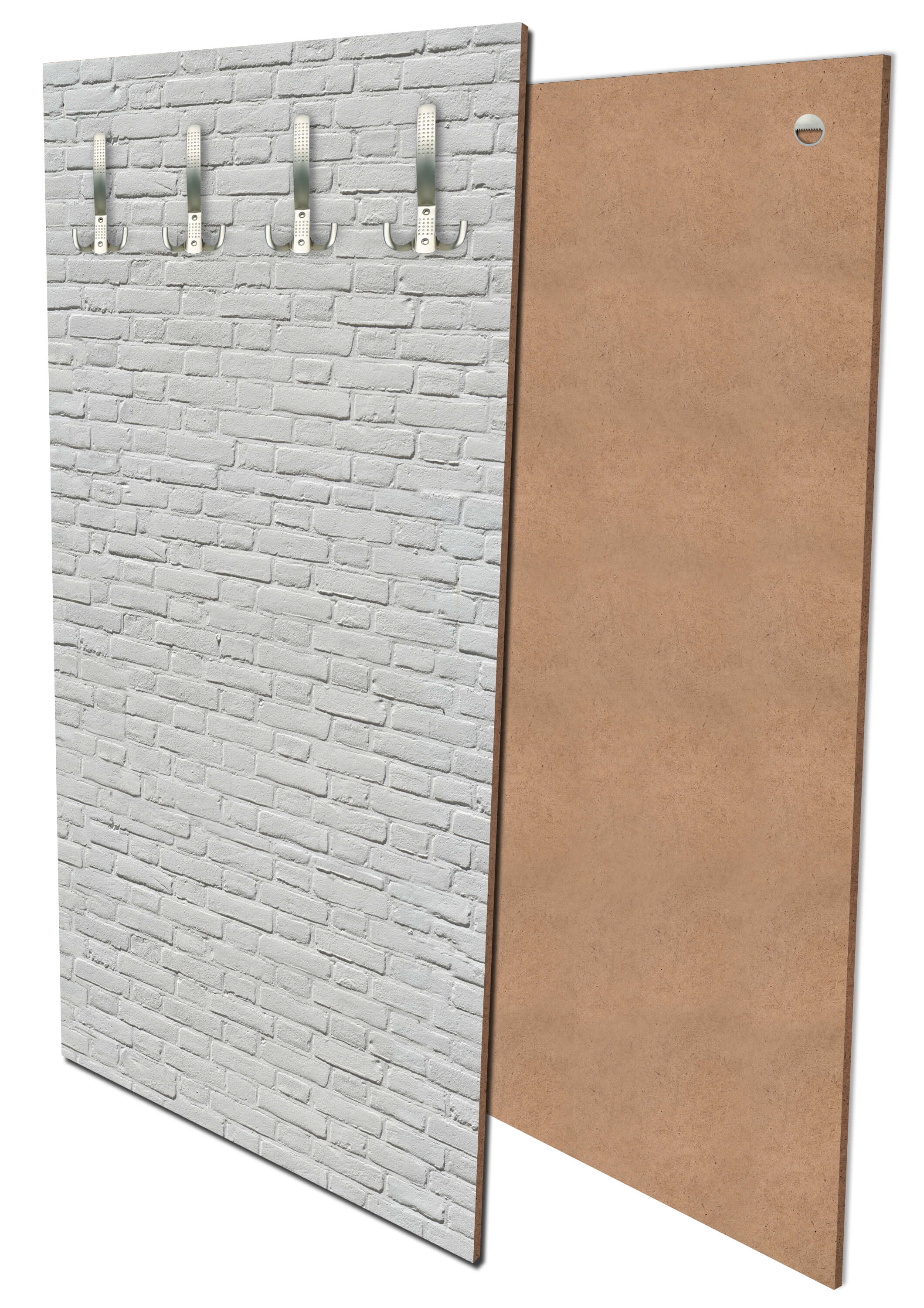 Garderobe weisser Backstein M0050 entdecken - Bild 1 Garderobe weisser Backstein M0050 entdecken - Bild 1