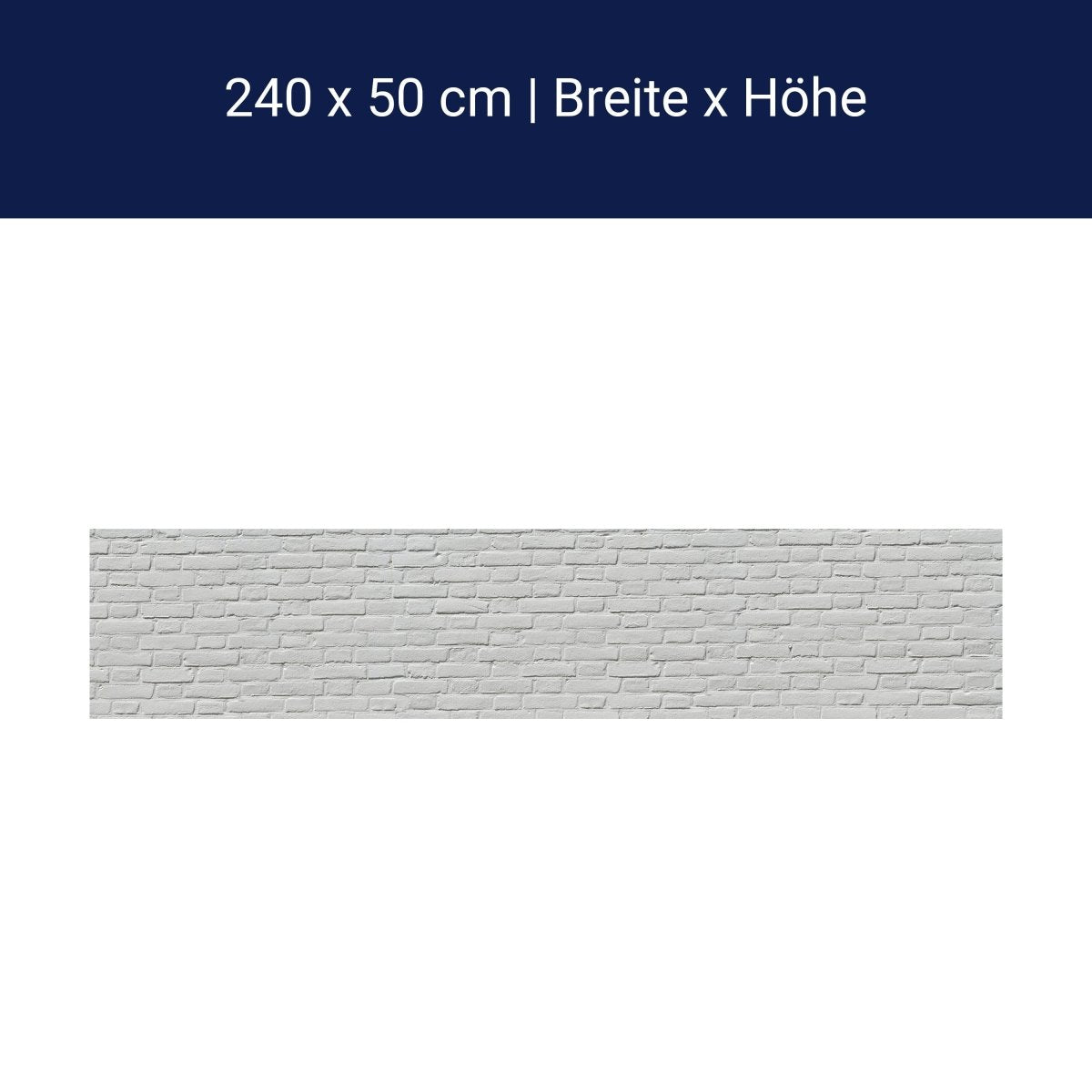 Küchenrückwand weisser Backstein M0050 Küchenrückwand weisser Backstein M0050