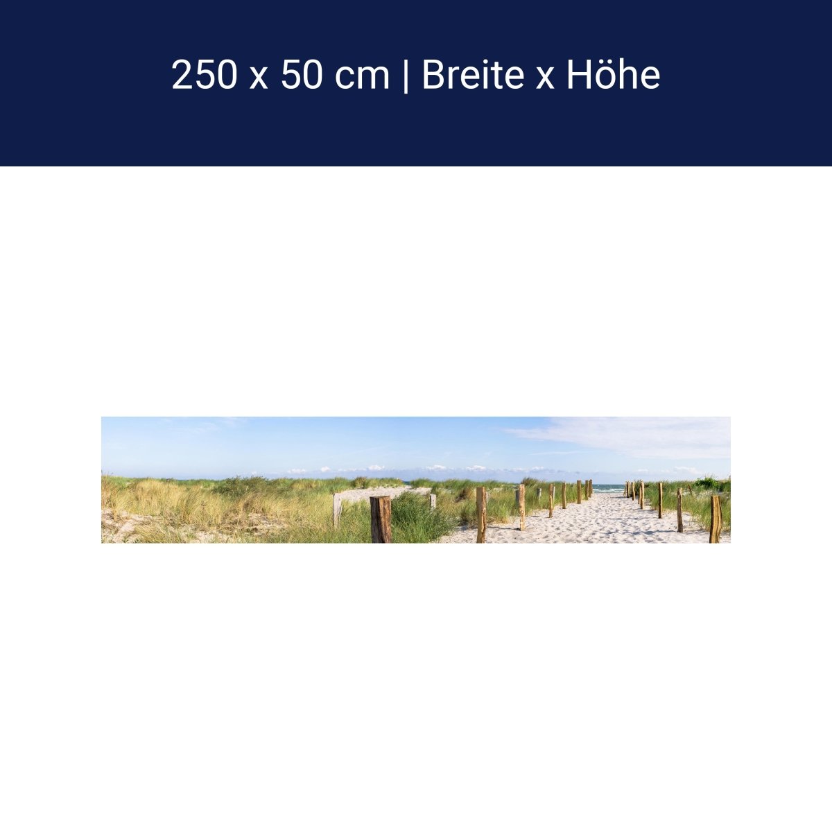 Panorama-Fototapete Ostsee, Strand M0051 Panorama-Fototapete Ostsee, Strand M0051