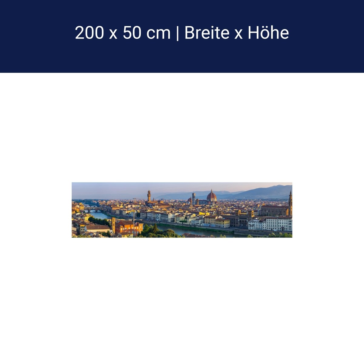 Panorama-Fototapete Florenz, Italien M0053 Panorama-Fototapete Florenz, Italien M0053