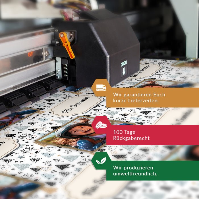 Geschenkpapier personalisiert Geschenkpapier Weihnachten Rentier Text Foto M0055 - Bild 7 Geschenkpapier personalisiert Geschenkpapier Weihnachten Rentier Text Foto M0055 - Bild 7