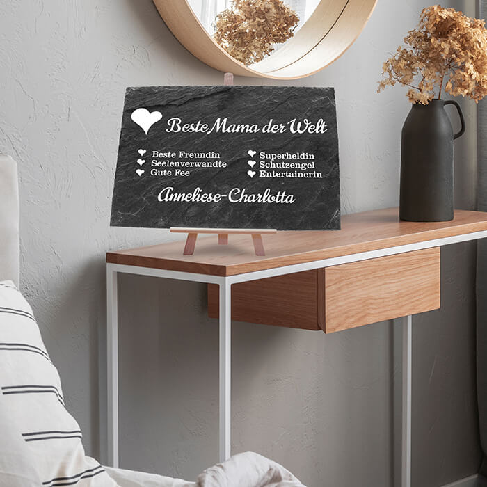 Schiefertafel mit Staffelei Beste Mama M0057 - Bild 7 Schiefertafel mit Staffelei Beste Mama M0057 - Bild 7