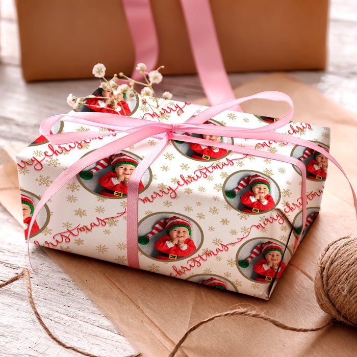 Geschenkpapier personalisiert Geschenkpapier Weihnachten Merry Christmas Foto M0057 - Bild 3 Geschenkpapier personalisiert Geschenkpapier Weihnachten Merry Christmas Foto M0057 - Bild 3