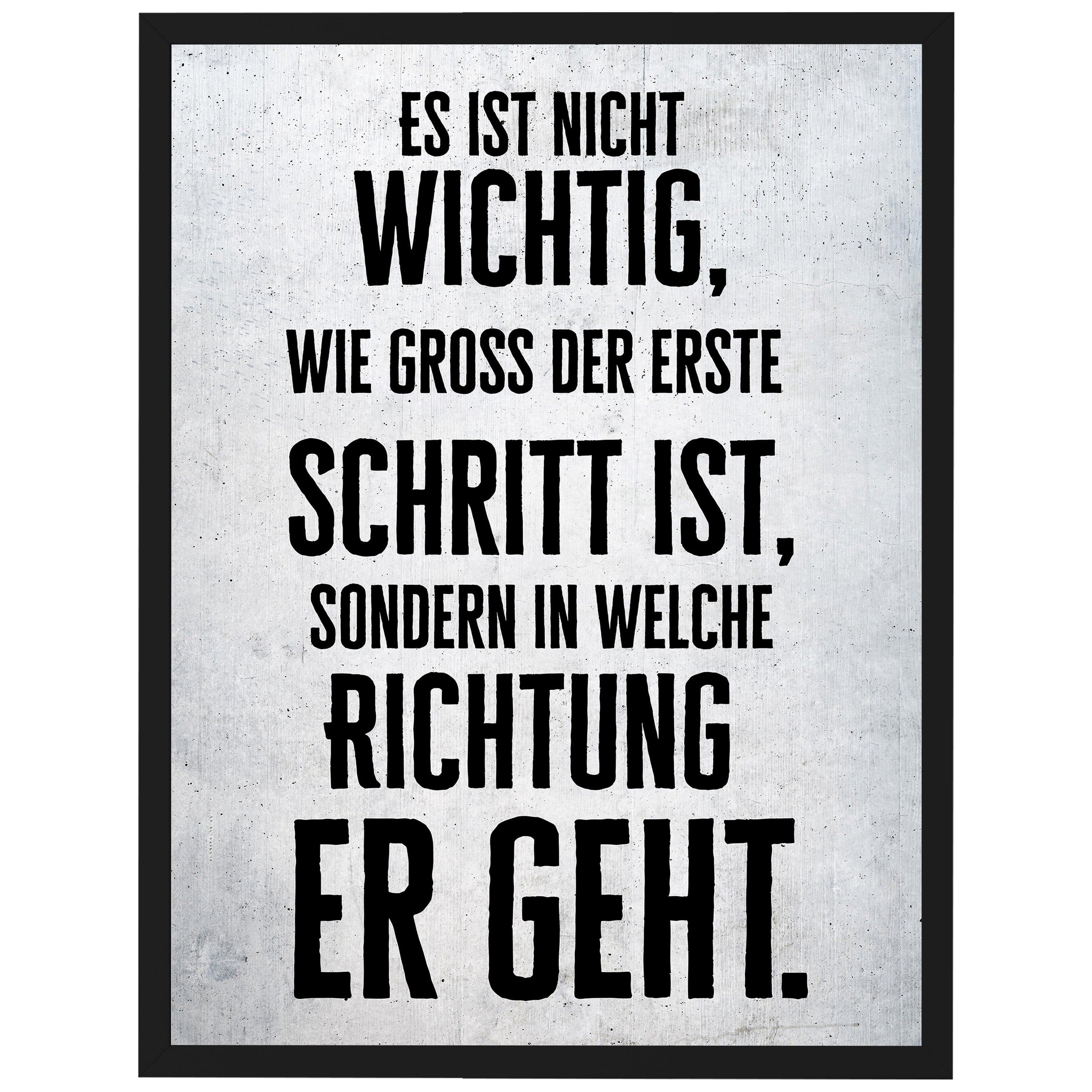 Poster Schritt in die richtige Richtung, Bilder zur Motivation M0060
