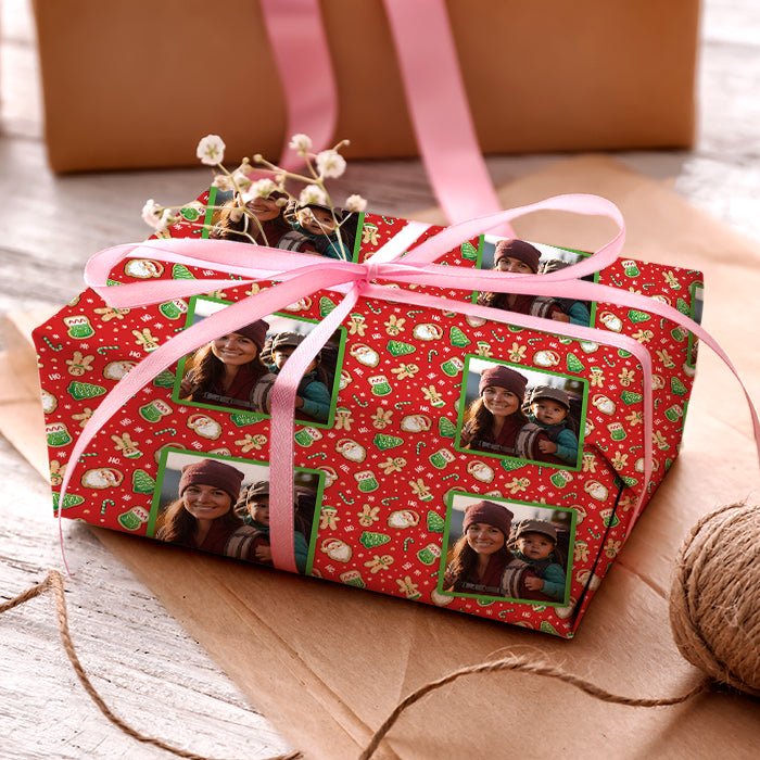 Geschenkpapier personalisiert Geschenkpapier Weihnachten Pfefferkuchen Foto M0062 - Bild 3 Geschenkpapier personalisiert Geschenkpapier Weihnachten Pfefferkuchen Foto M0062 - Bild 3