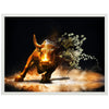 Poster Goldener Stier, Dollar, Geldscheine, Geld, Tier M0062