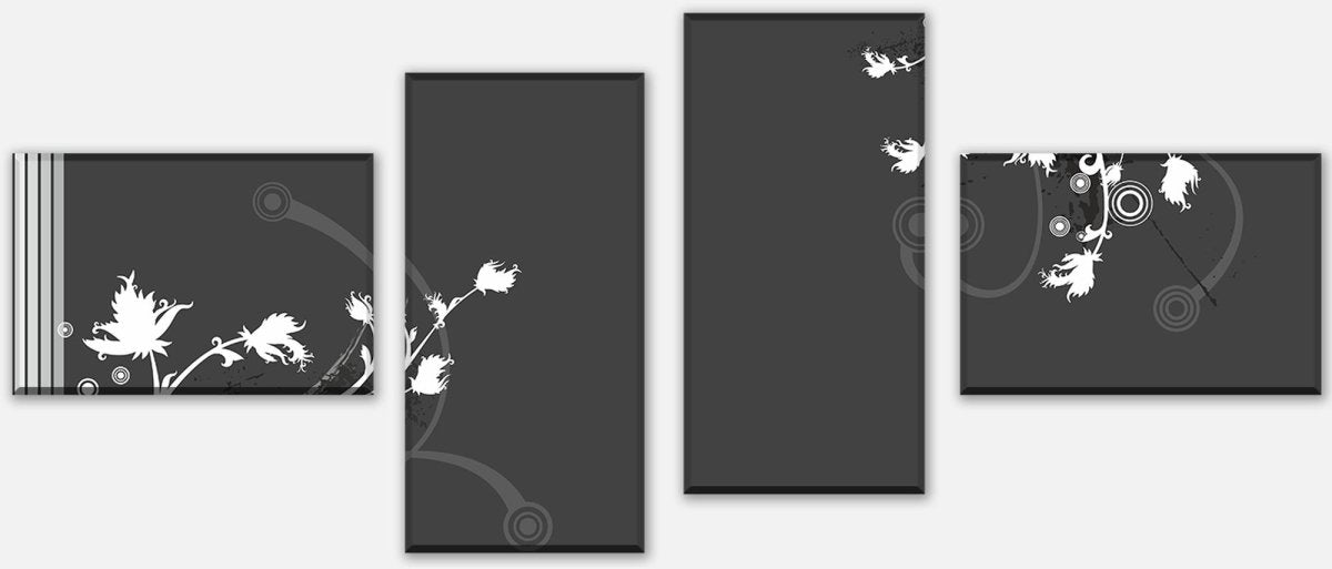 Leinwandbild Mehrteiler Leon Floral Blüten M0065 Leinwandbild Mehrteiler Leon Floral Blüten M0065