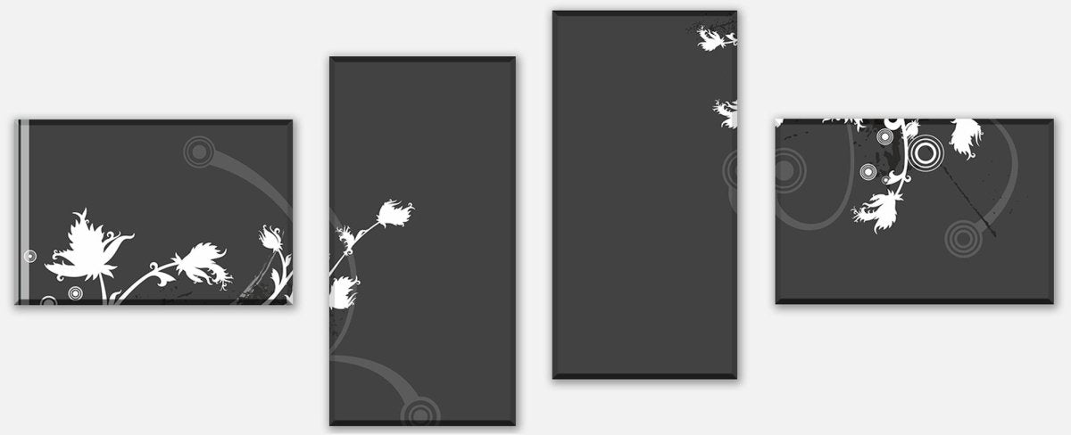 Leinwandbild Mehrteiler Leon Floral Blüten M0065 Leinwandbild Mehrteiler Leon Floral Blüten M0065