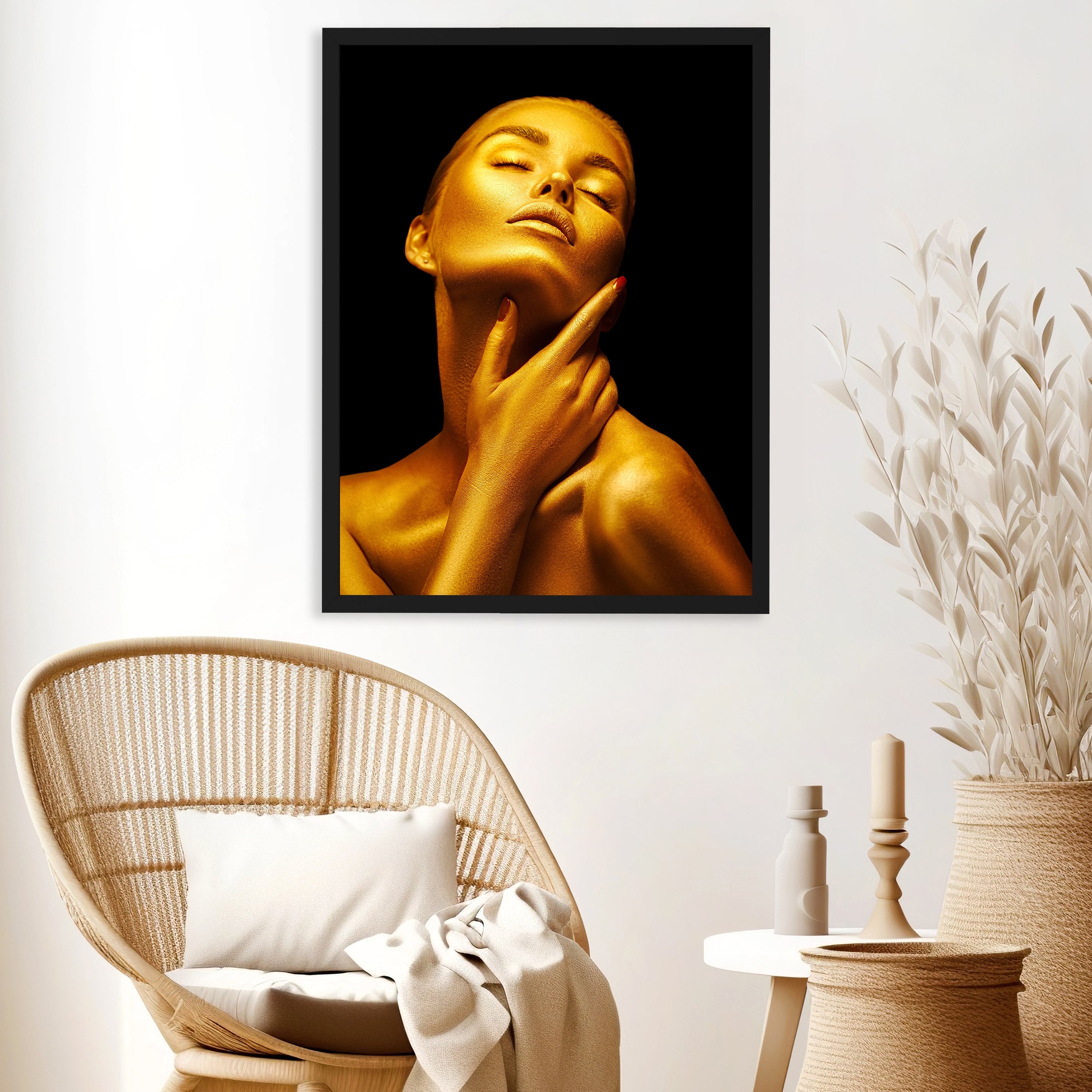 wandmotiv24 Poster, Poster - Gold - M0073 - Bild 3 wandmotiv24 Poster, Poster - Gold - M0073 - Bild 3