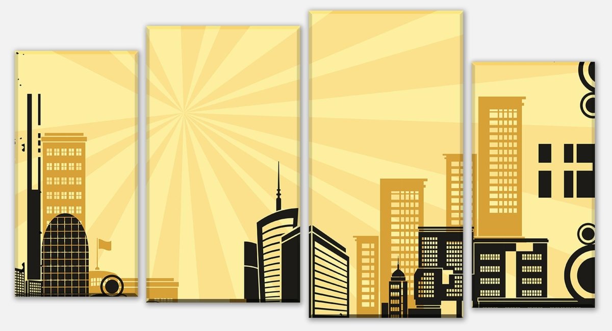 Leinwandbild Mehrteiler Urban Life Grunge M0074 Leinwandbild Mehrteiler Urban Life Grunge M0074