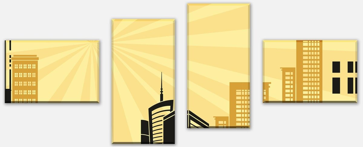 Leinwandbild Mehrteiler Urban Life Grunge M0074 Leinwandbild Mehrteiler Urban Life Grunge M0074