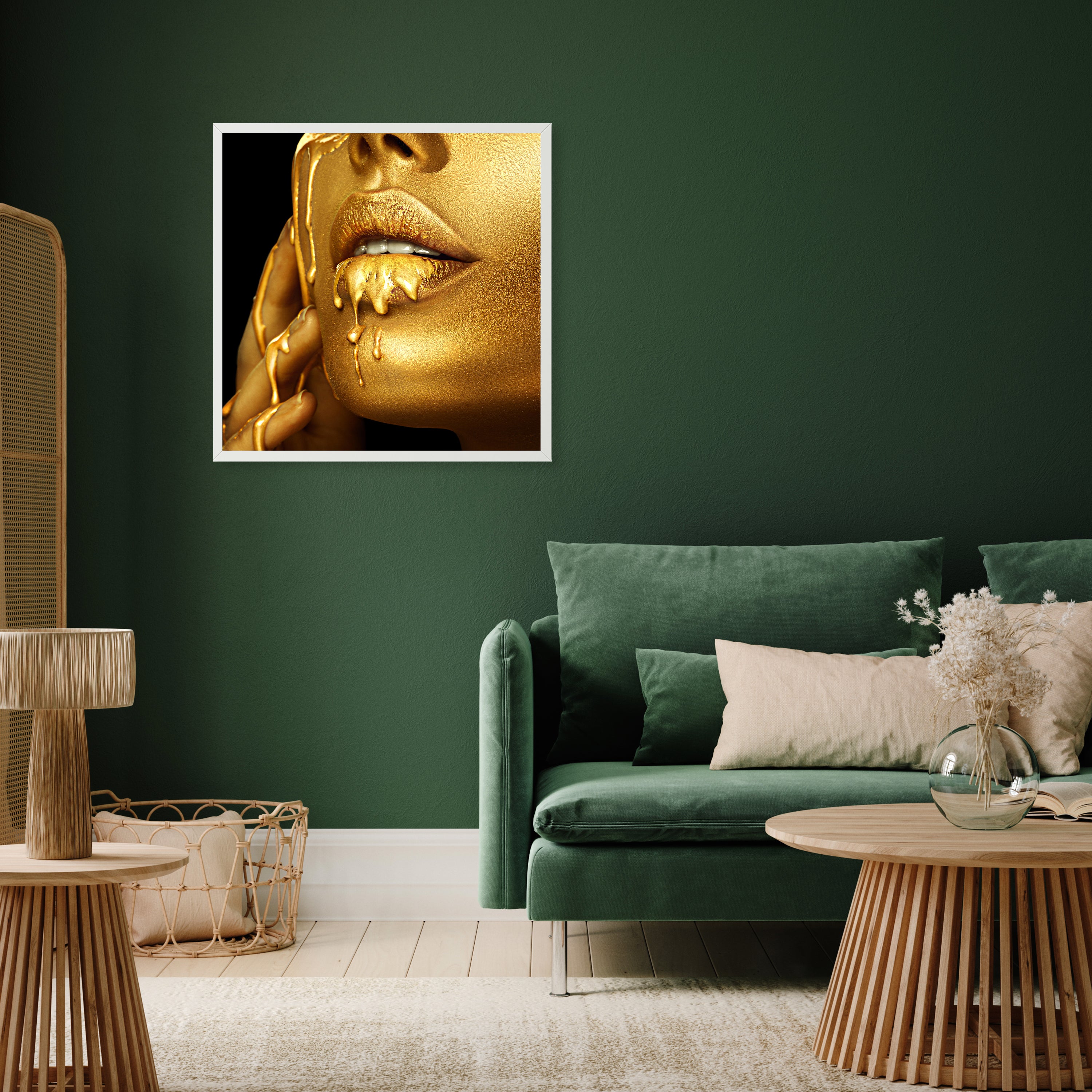 wandmotiv24 Poster, Poster - Gold - M0075 - Bild 5