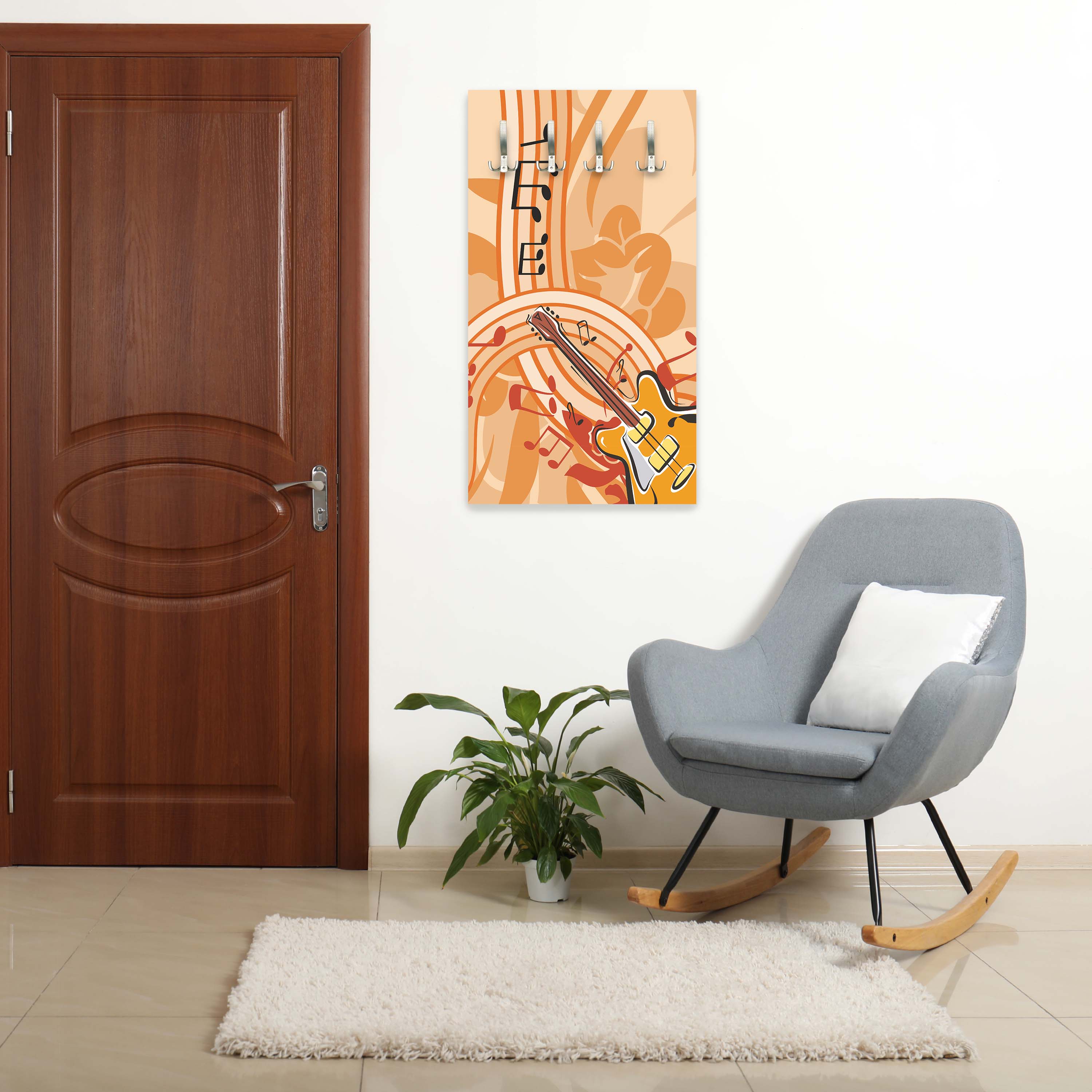 Garderobe Musik Gitarre Grunge M0076 entdecken - Bild 2 Garderobe Musik Gitarre Grunge M0076 entdecken - Bild 2