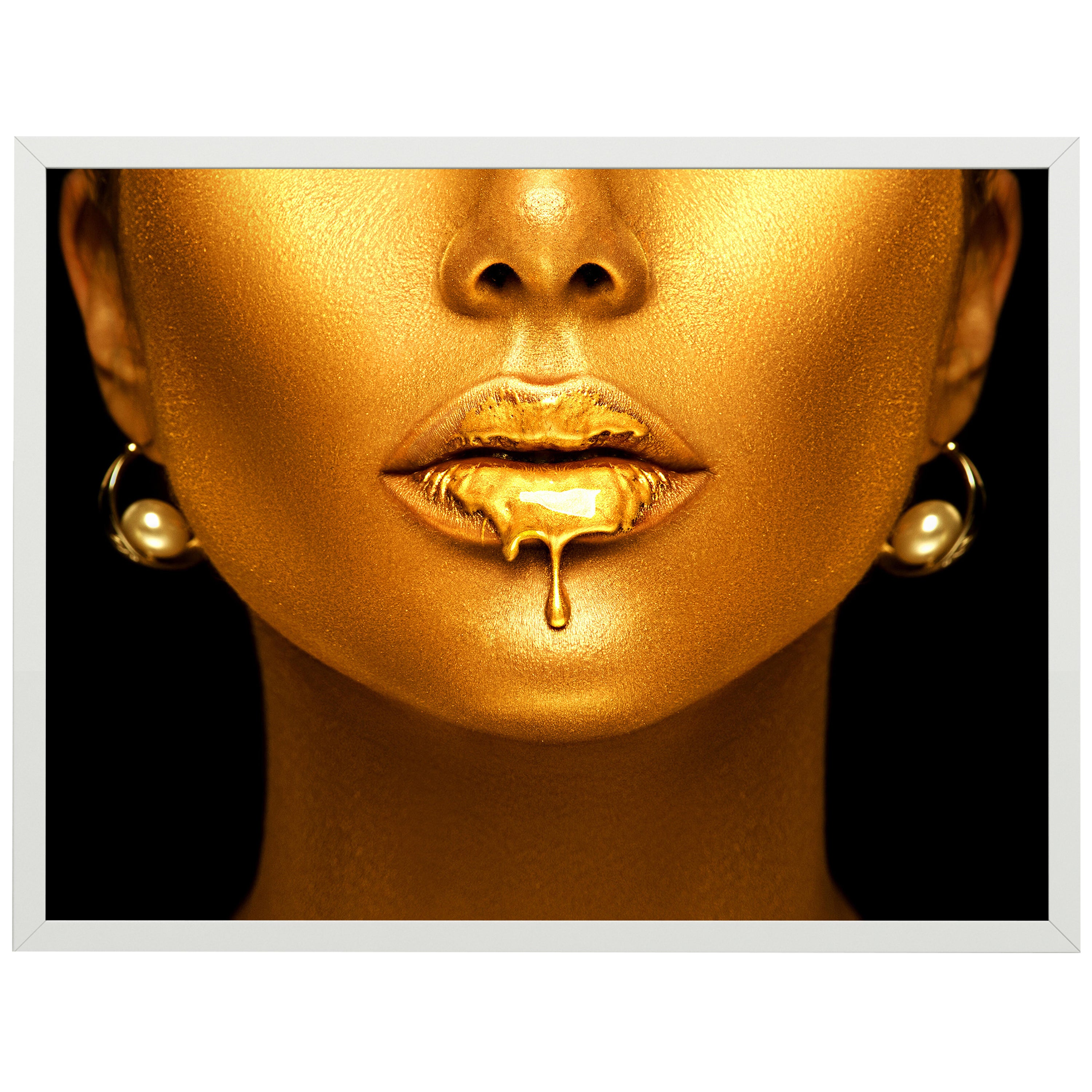 wandmotiv24 Poster, Poster - Gold - M0077 - Bild 1