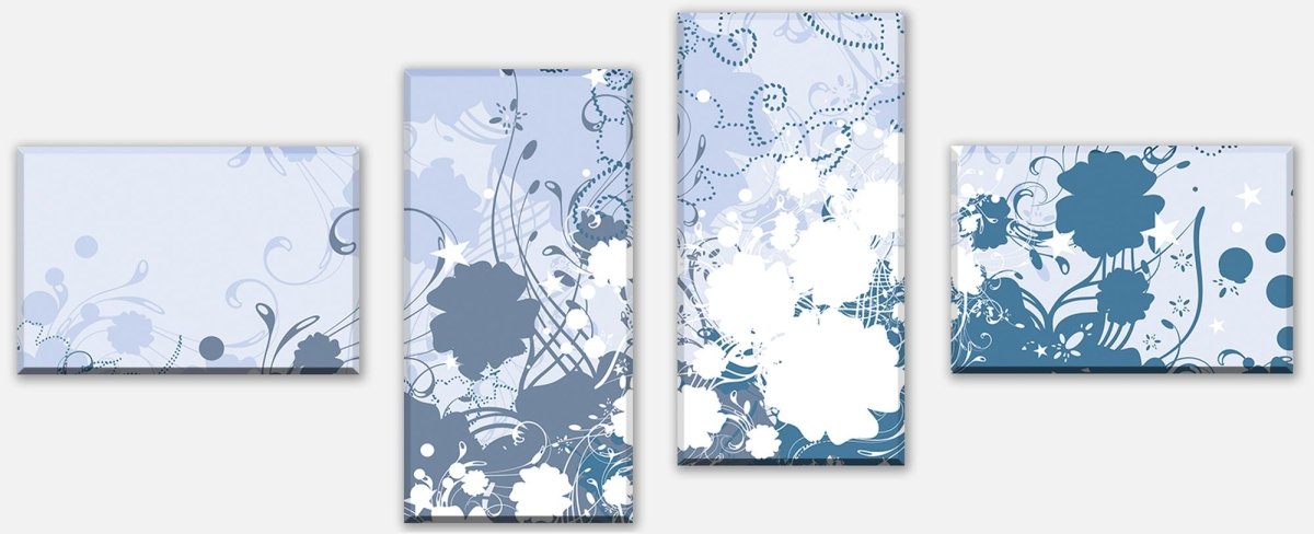 Leinwandbild Mehrteiler Mia Blüten M0085 Leinwandbild Mehrteiler Mia Blüten M0085