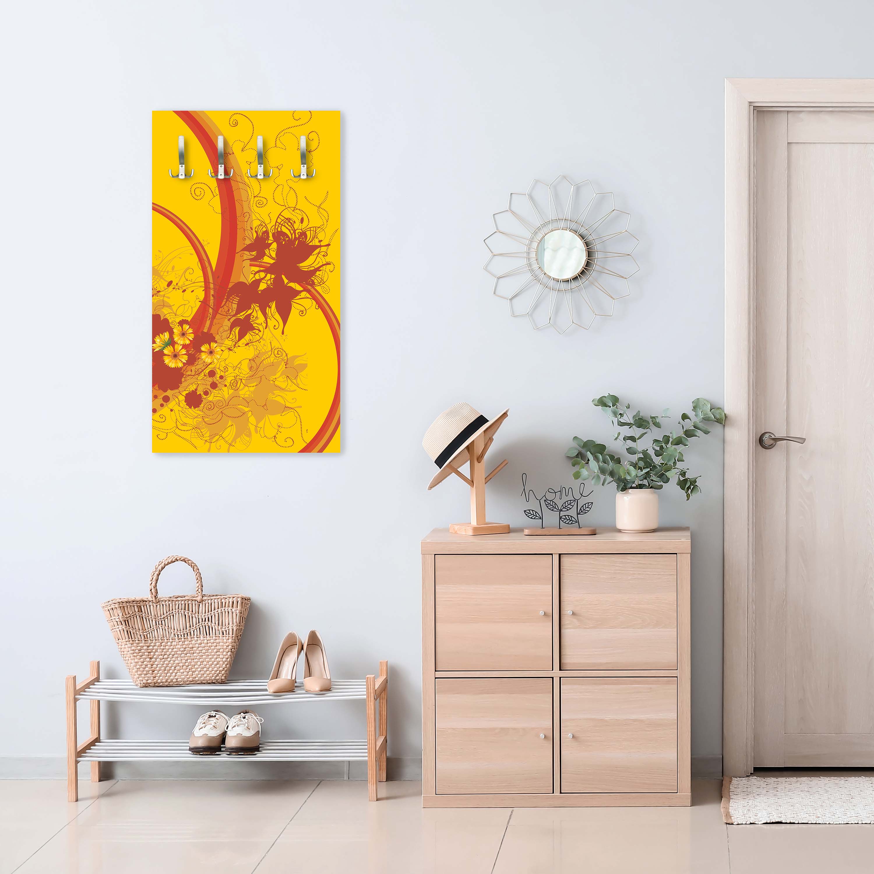 Garderobe Sophie Blüten M0086 entdecken - Bild 2 Garderobe Sophie Blüten M0086 entdecken - Bild 2