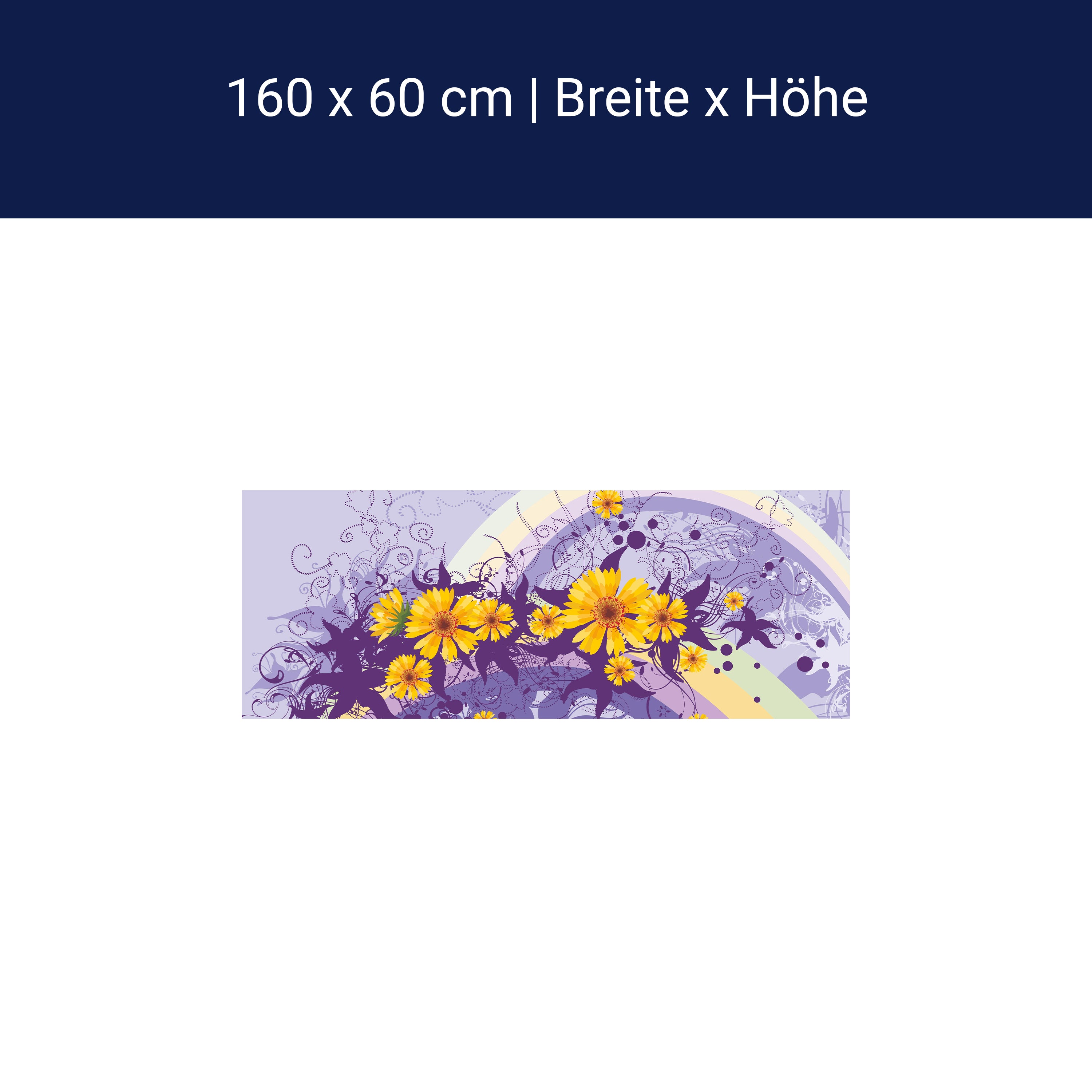 Küchenrückwand Franziska Blüten M0087 Küchenrückwand Franziska Blüten M0087