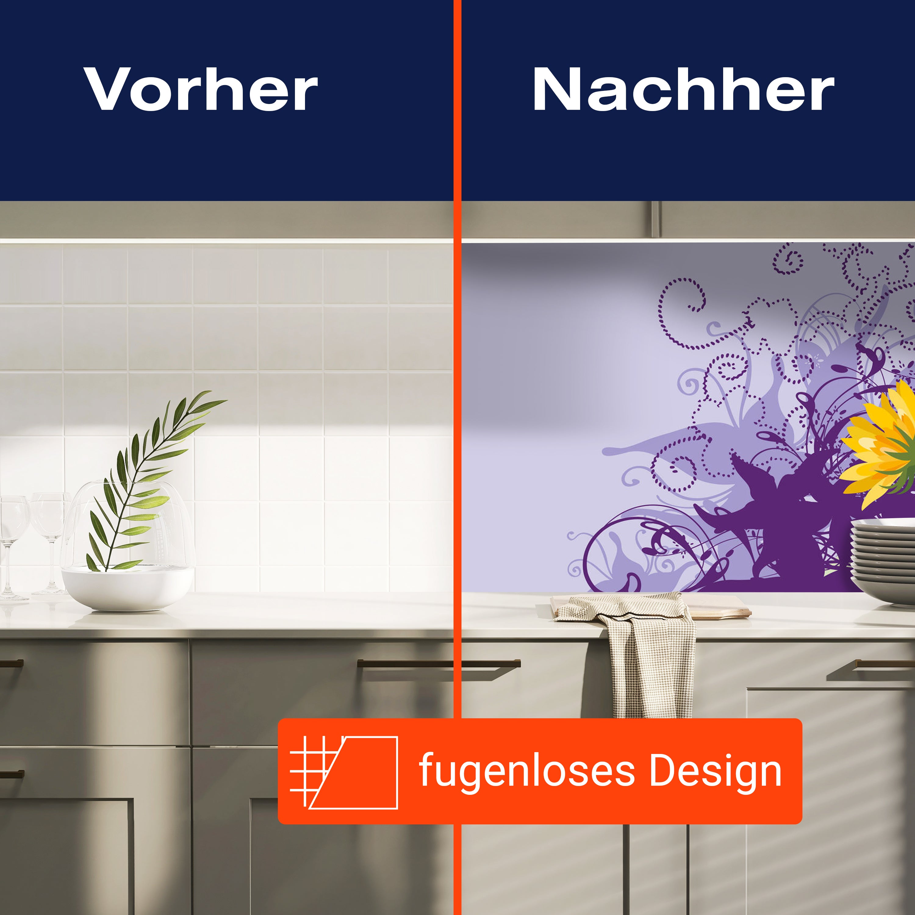 Küchenrückwand Franziska Blüten M0087 entdecken - Bild 9 Küchenrückwand Franziska Blüten M0087 entdecken - Bild 9