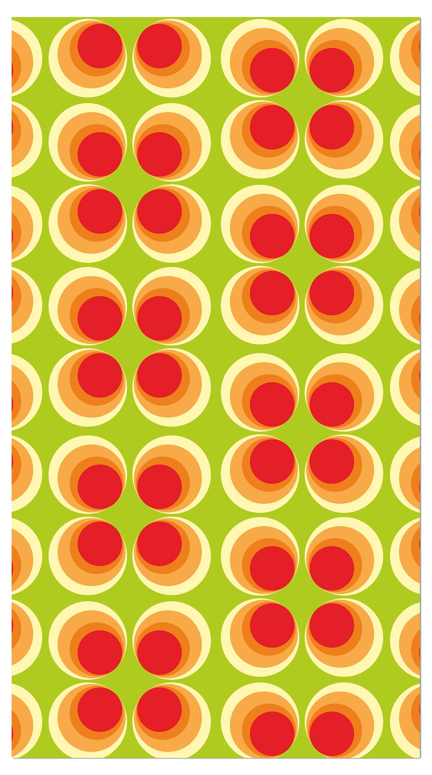 Garderobe Retrokreise Orange Muster M0098 entdecken - Bild 4 Garderobe Retrokreise Orange Muster M0098 entdecken - Bild 4