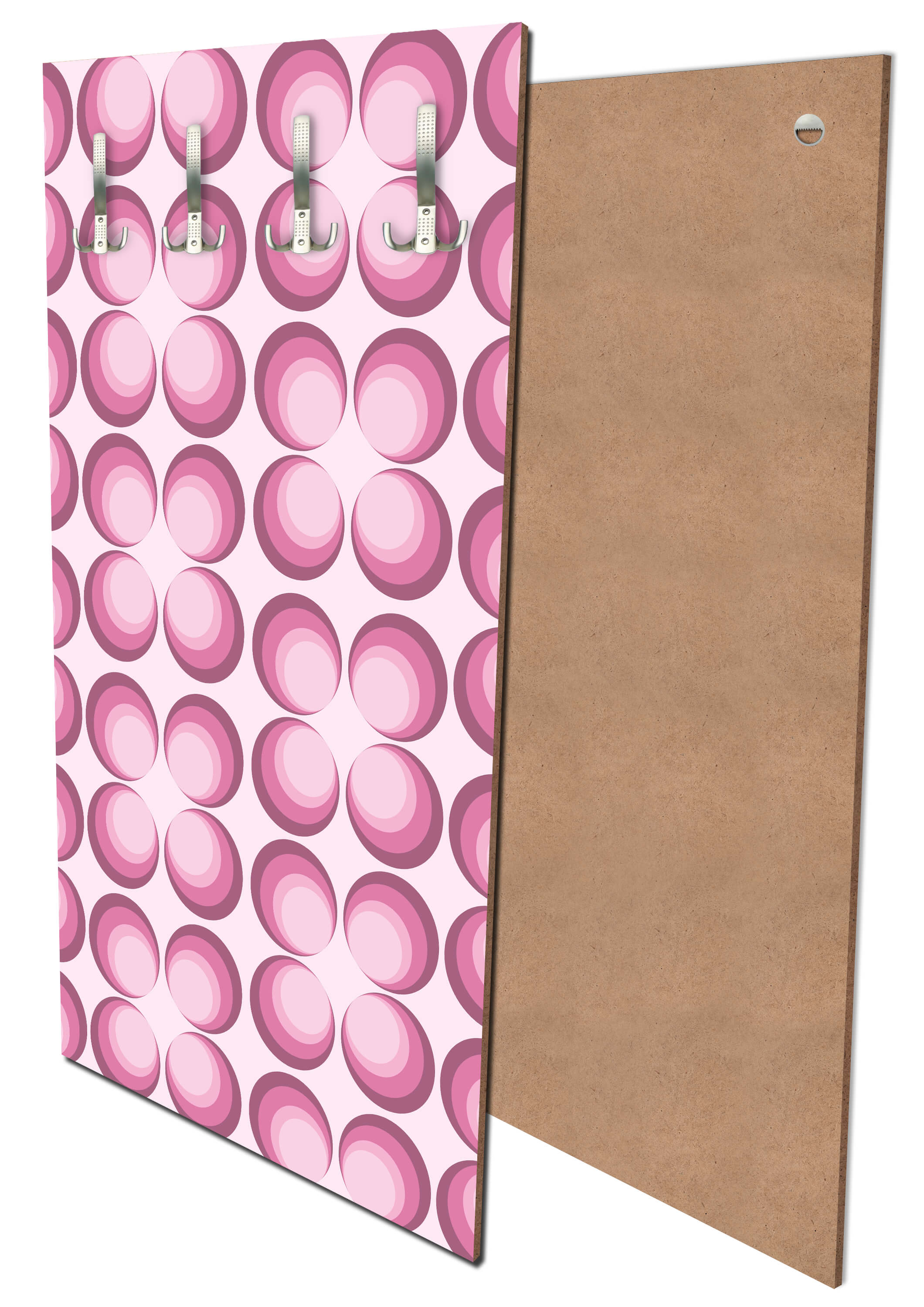 Garderobe Retrokreise Rosa Muster M0101 entdecken - Bild 1 Garderobe Retrokreise Rosa Muster M0101 entdecken - Bild 1
