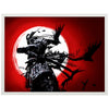 Poster Samurai, ravens, Asia, warrior, sun, Japan M0102