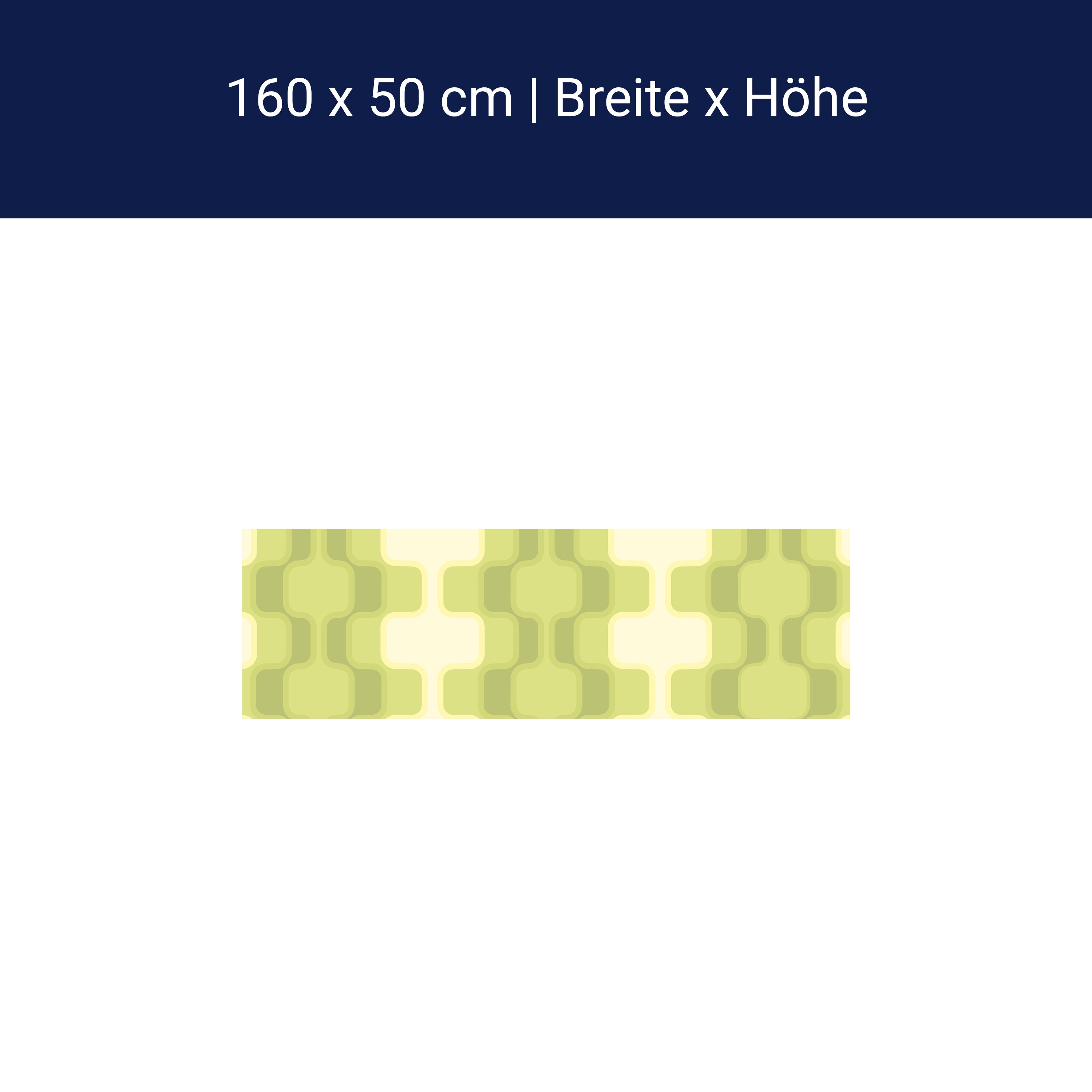Küchenrückwand Retromuster Grün Muster M0108 Küchenrückwand Retromuster Grün Muster M0108
