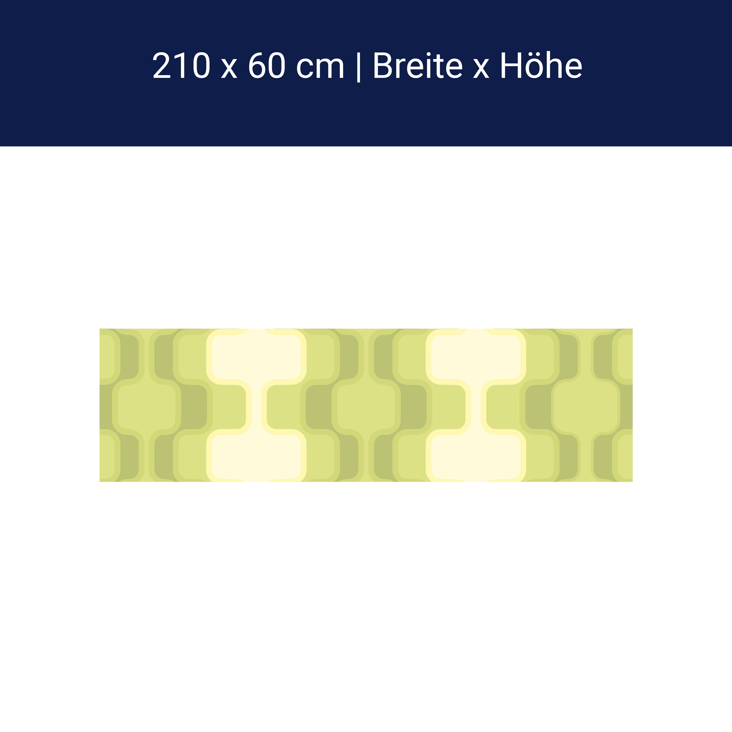 Küchenrückwand Retromuster Grün Muster M0108 Küchenrückwand Retromuster Grün Muster M0108