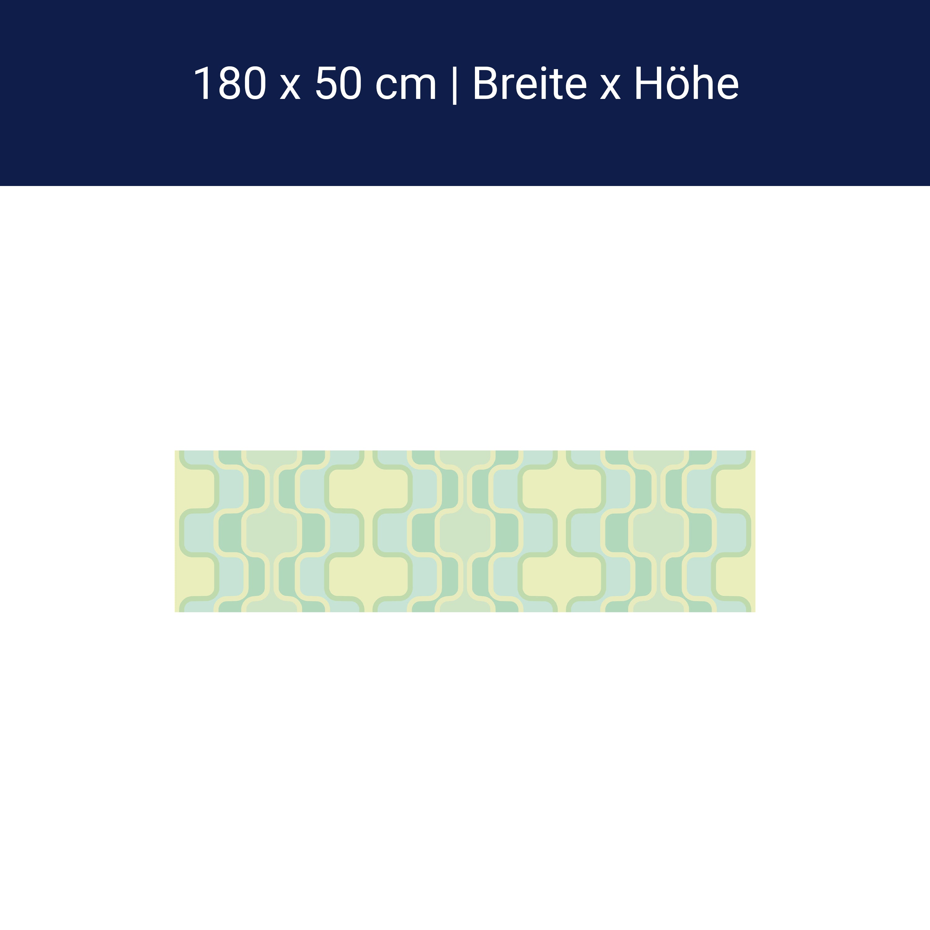 Küchenrückwand Retromuster Pastellgrün Muster M0109 Küchenrückwand Retromuster Pastellgrün Muster M0109