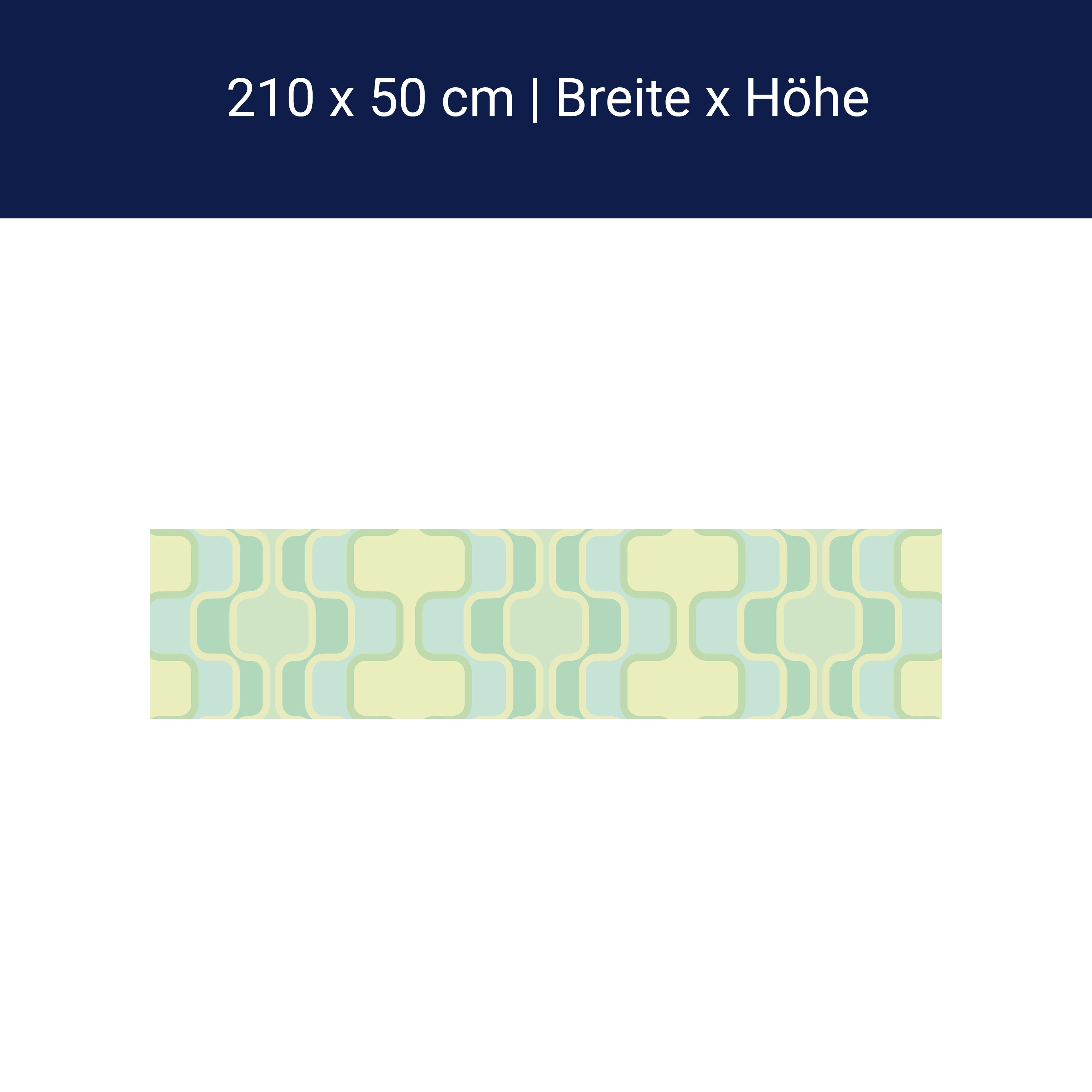 Küchenrückwand Retromuster Pastellgrün Muster M0109 Küchenrückwand Retromuster Pastellgrün Muster M0109