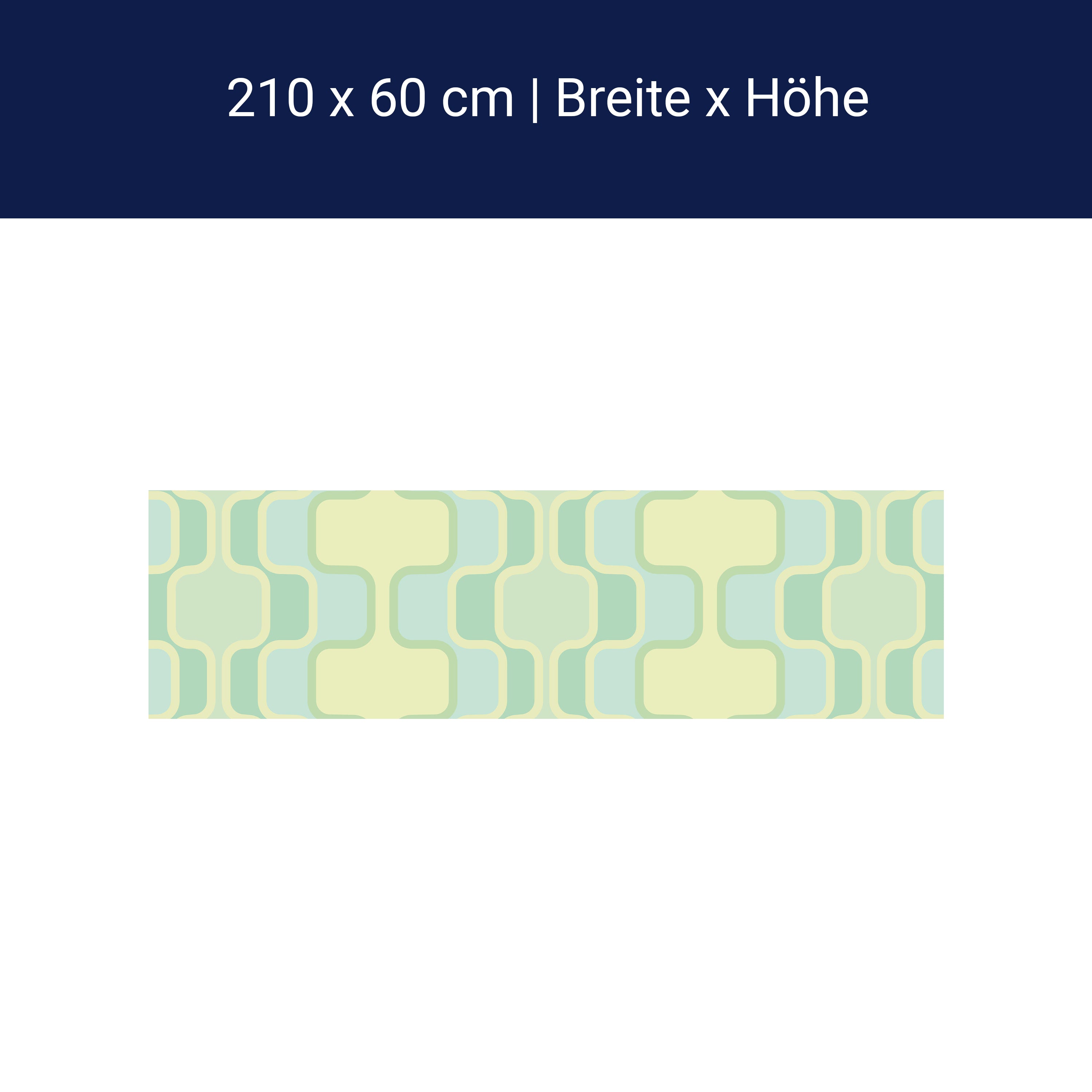 Küchenrückwand Retromuster Pastellgrün Muster M0109 Küchenrückwand Retromuster Pastellgrün Muster M0109