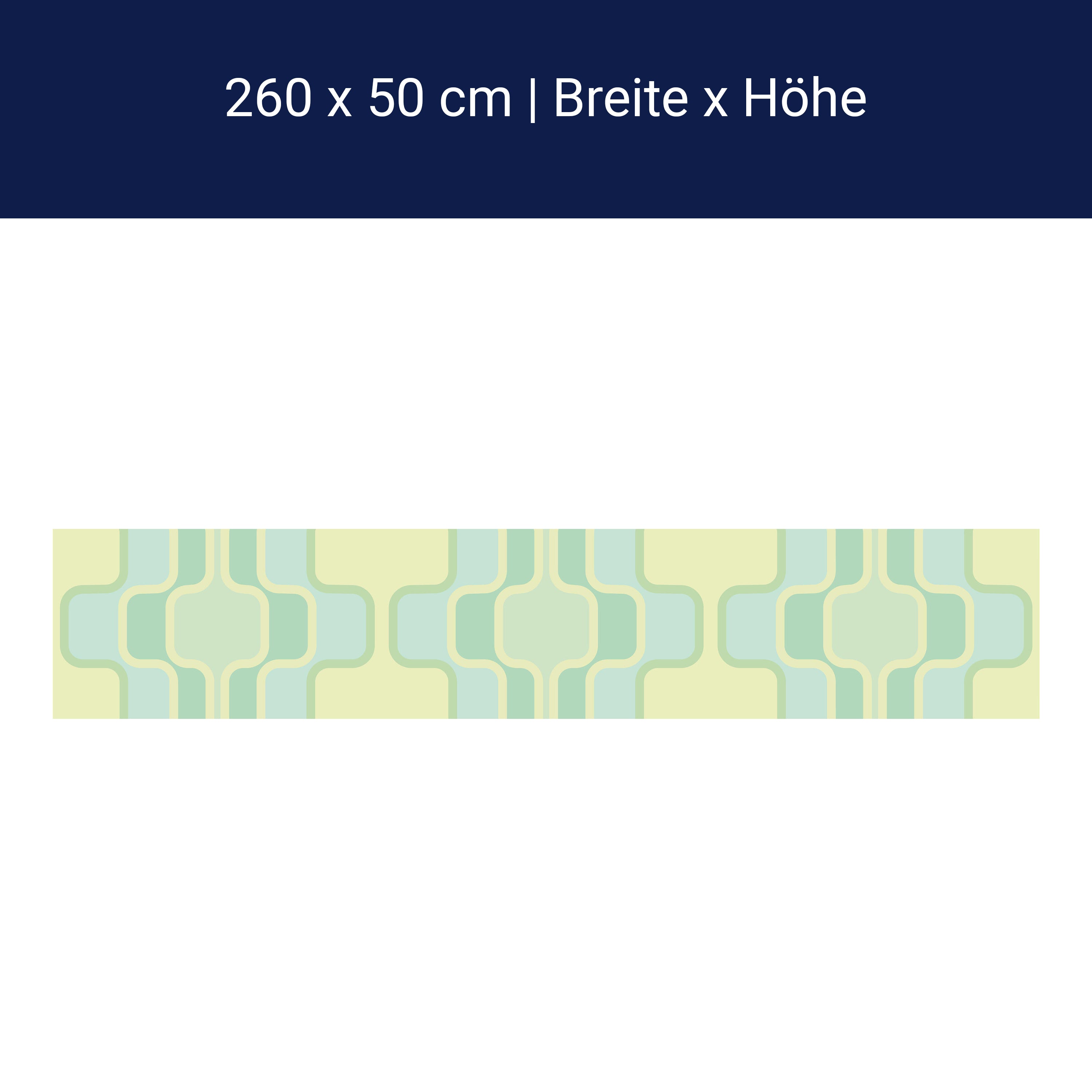 Küchenrückwand Retromuster Pastellgrün Muster M0109 Küchenrückwand Retromuster Pastellgrün Muster M0109