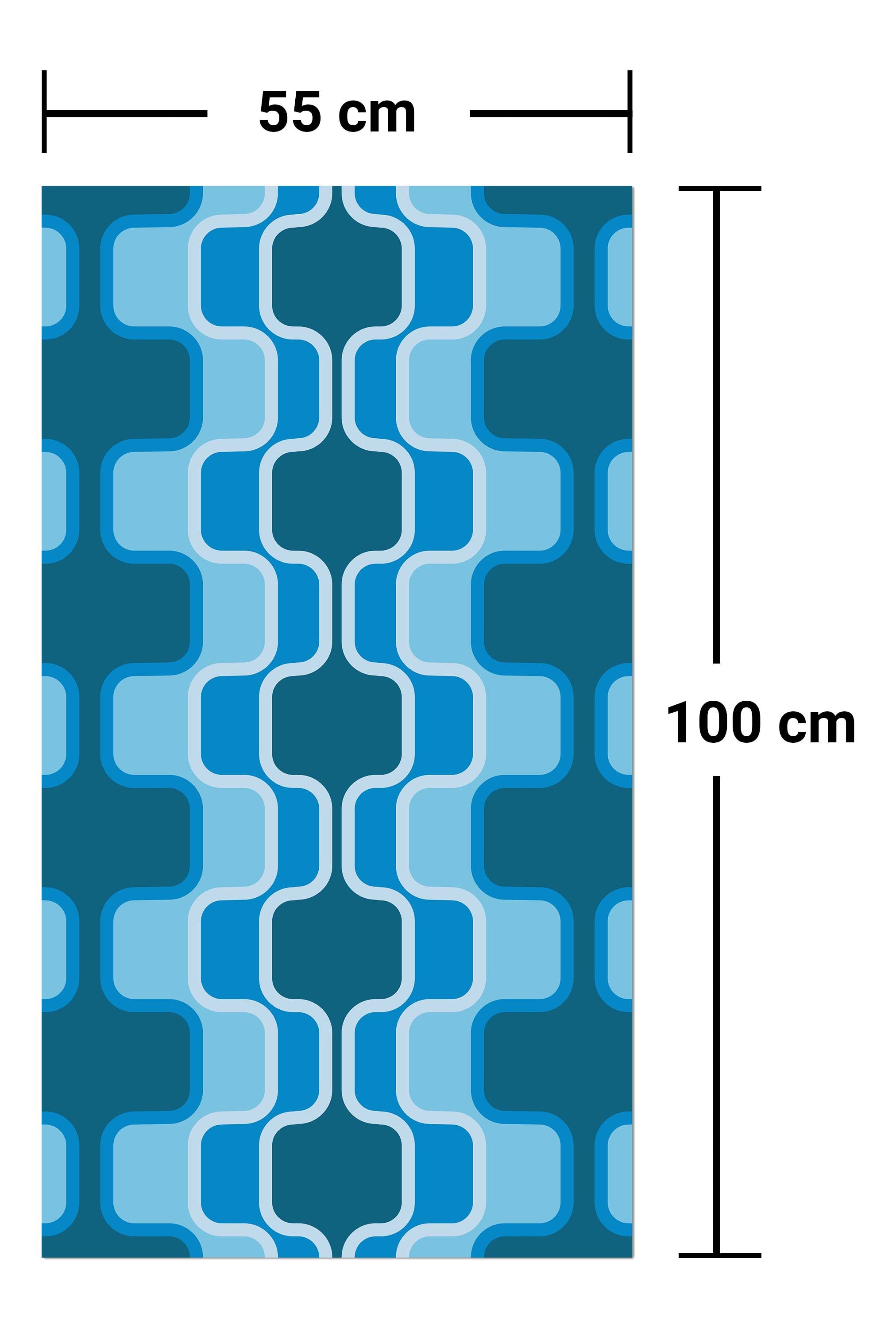 Garderobe Retromuster Blau Muster M0111 entdecken - Bild 7 Garderobe Retromuster Blau Muster M0111 entdecken - Bild 7