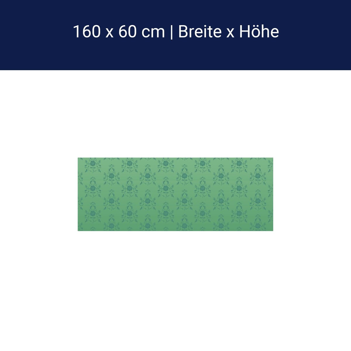 Küchenrückwand Barock Grün Muster M0117 Küchenrückwand Barock Grün Muster M0117
