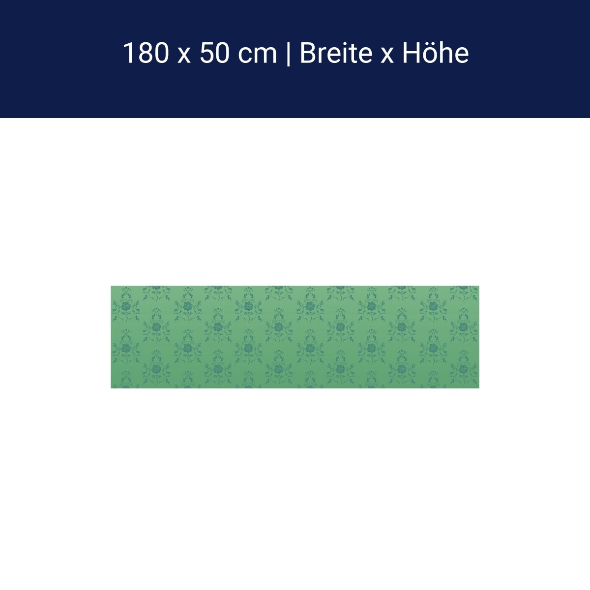 Küchenrückwand Barock Grün Muster M0117 Küchenrückwand Barock Grün Muster M0117