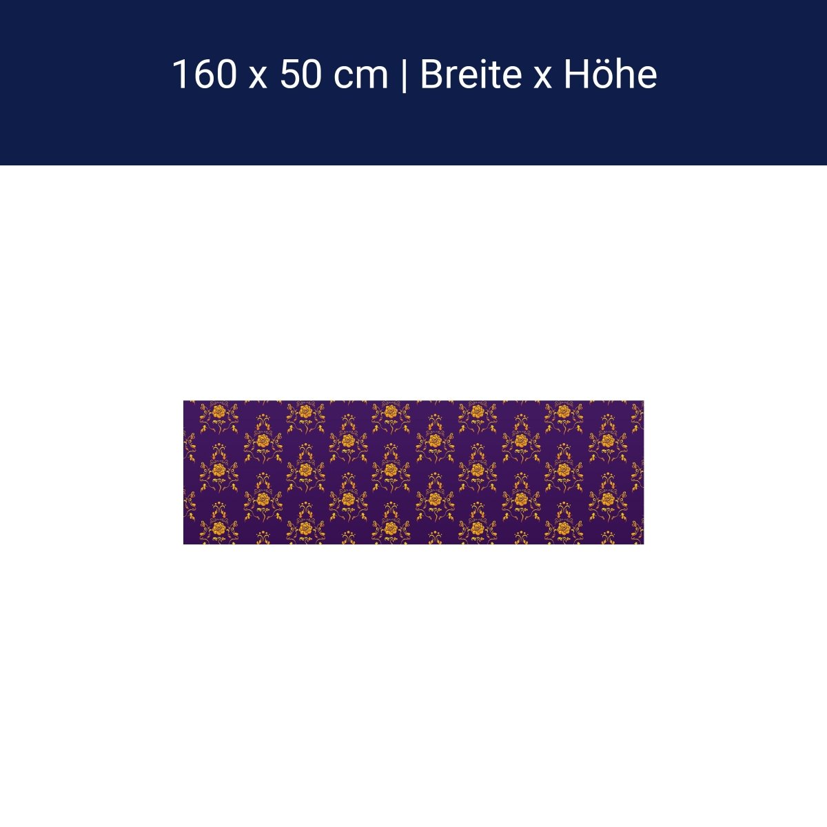 Küchenrückwand Barock Lila Muster M0120 Küchenrückwand Barock Lila Muster M0120