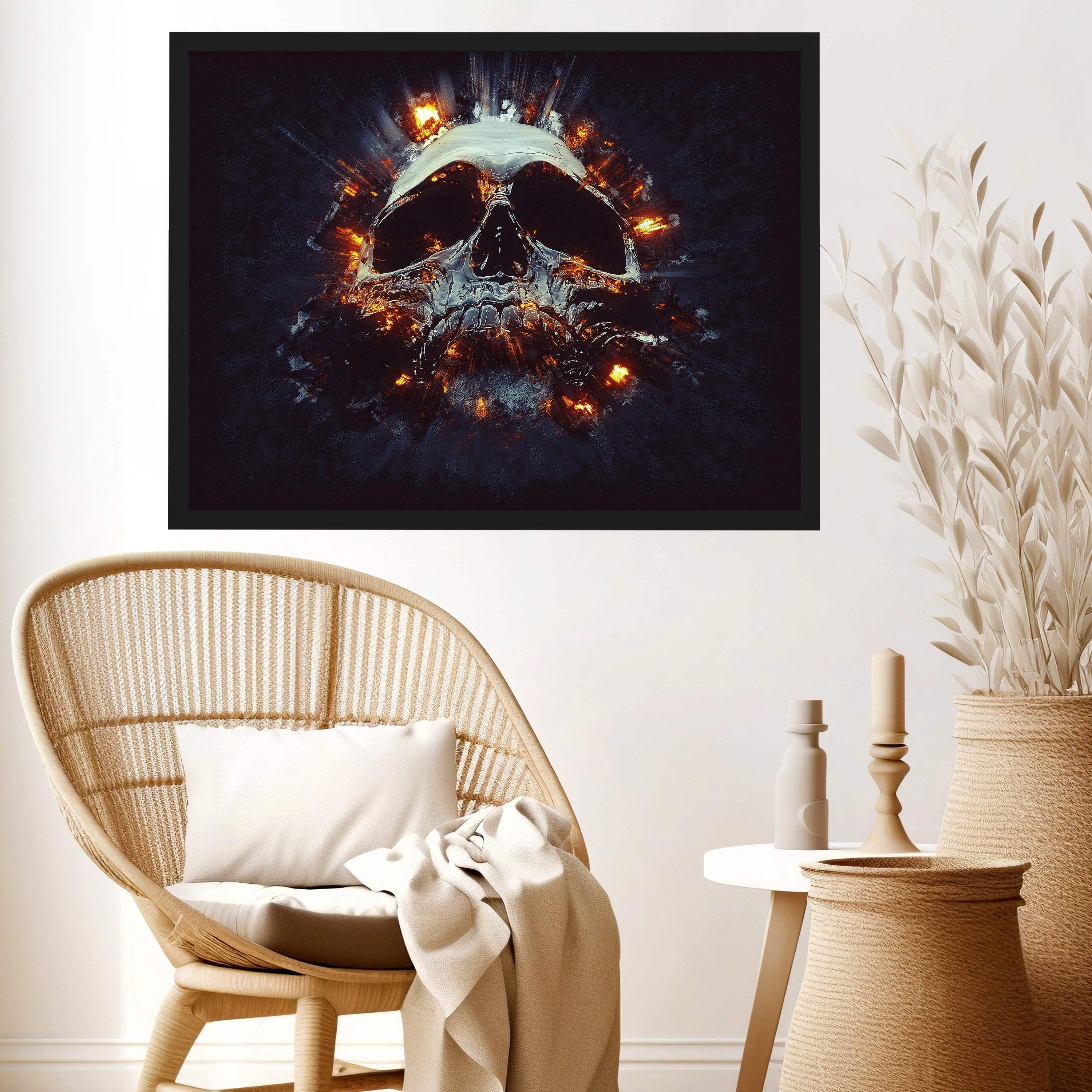 wandmotiv24 Poster, Poster - Totenkopf - M0121 - Bild 3 wandmotiv24 Poster, Poster - Totenkopf - M0121 - Bild 3