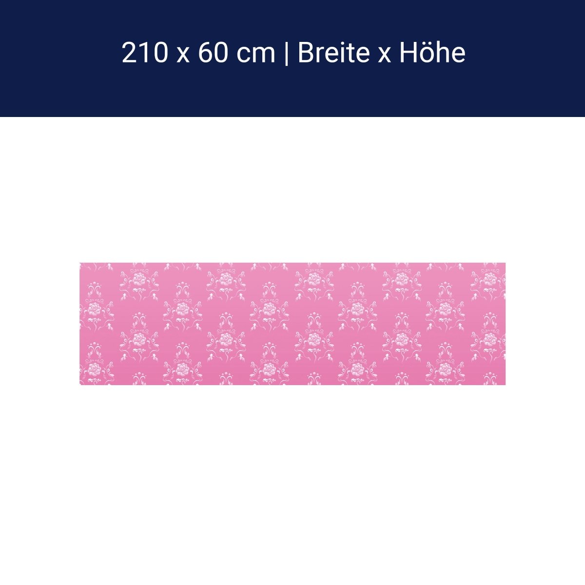 Küchenrückwand Barock Pink Muster M0123