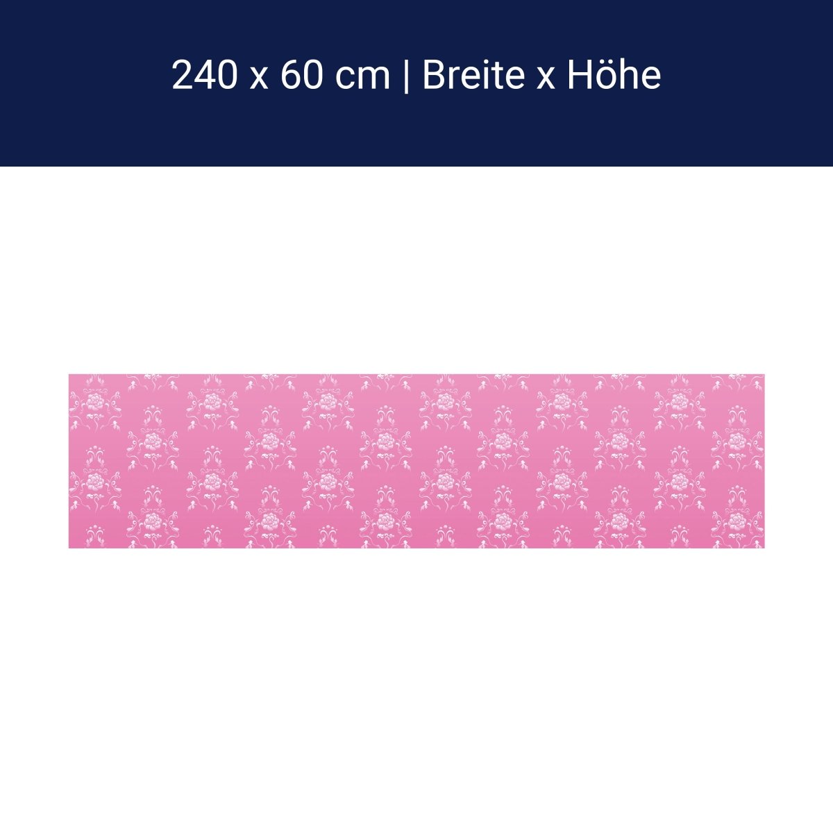 Küchenrückwand Barock Pink Muster M0123 Küchenrückwand Barock Pink Muster M0123
