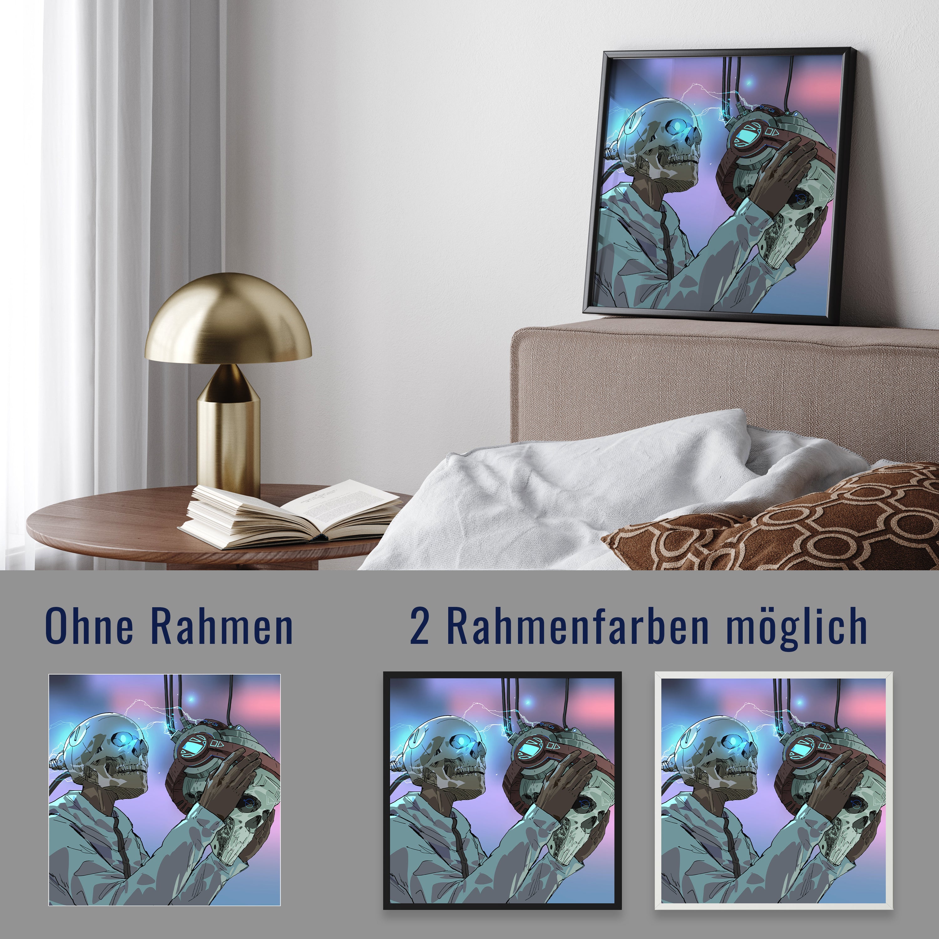 wandmotiv24 Poster, Poster - Totenkopf - M0130 - Bild 4 wandmotiv24 Poster, Poster - Totenkopf - M0130 - Bild 4