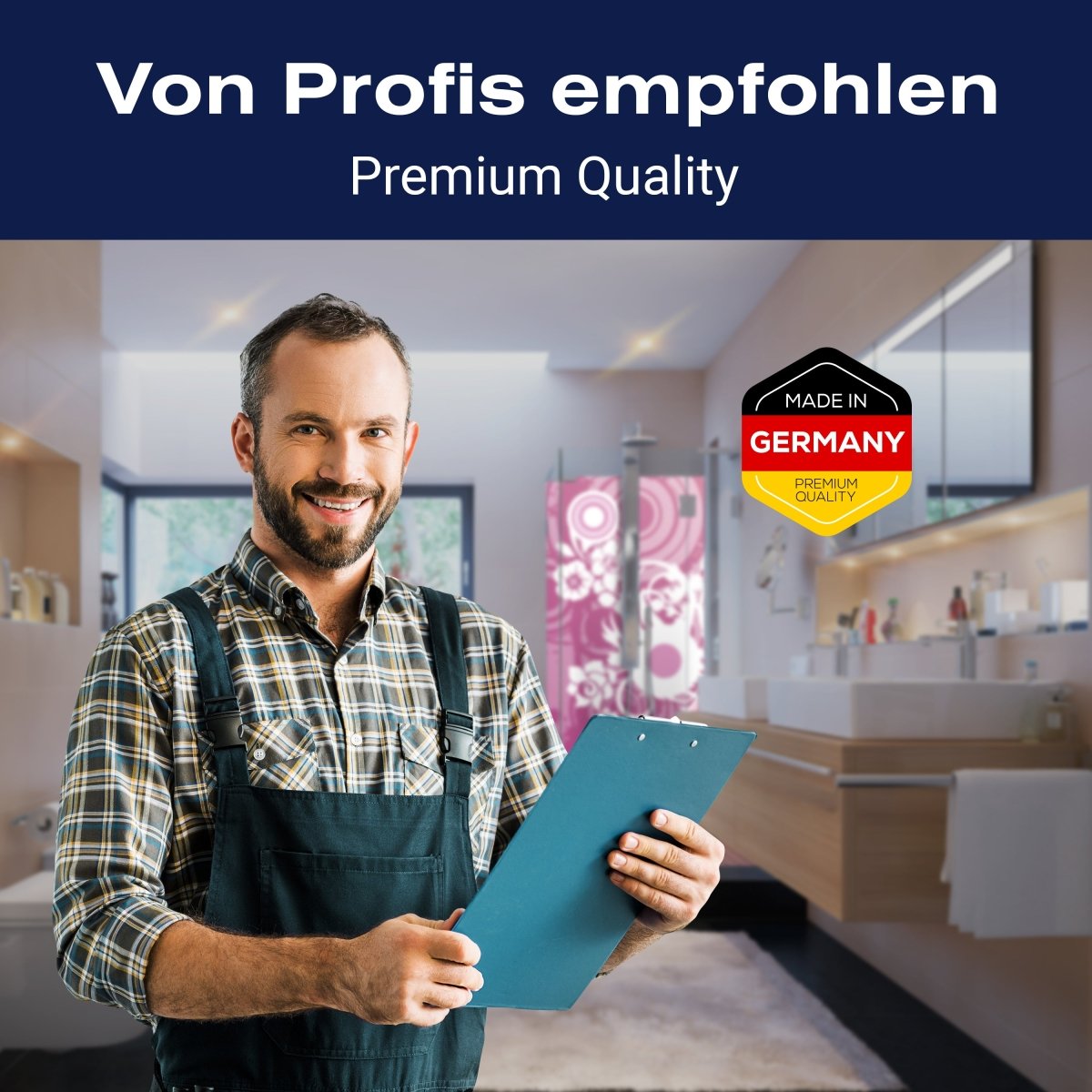 Duschwand Yvonne Blüten M0131 entdecken - Bild 5 Duschwand Yvonne Blüten M0131 entdecken - Bild 5