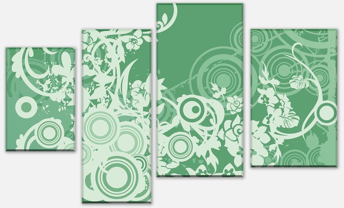 Leinwandbild Mehrteiler Tina Floral M0132 Leinwandbild Mehrteiler Tina Floral M0132